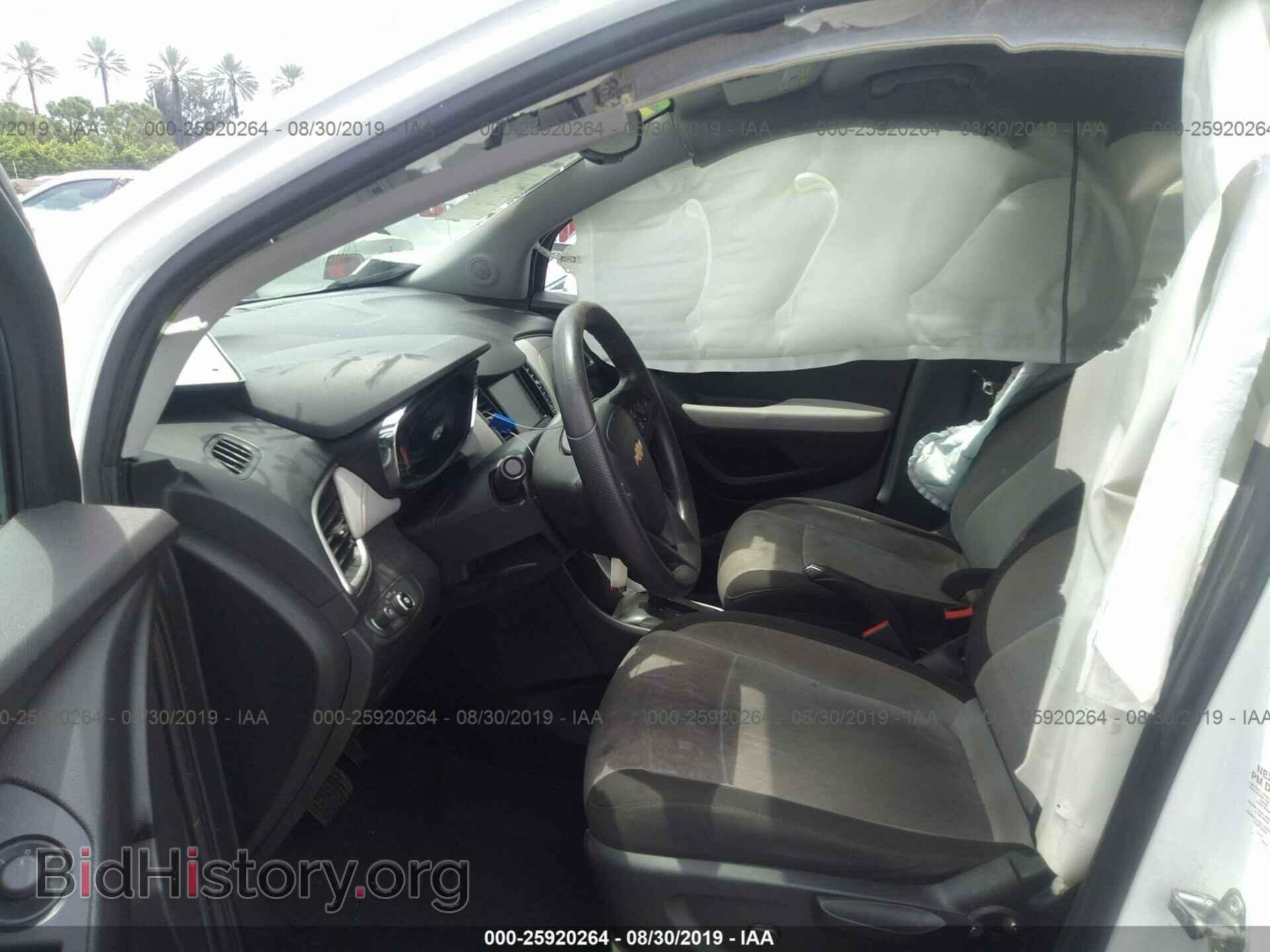 2017 CHEVROLET TRAX - VIN: 3GNCJLSB2HL140695 - Фото 5