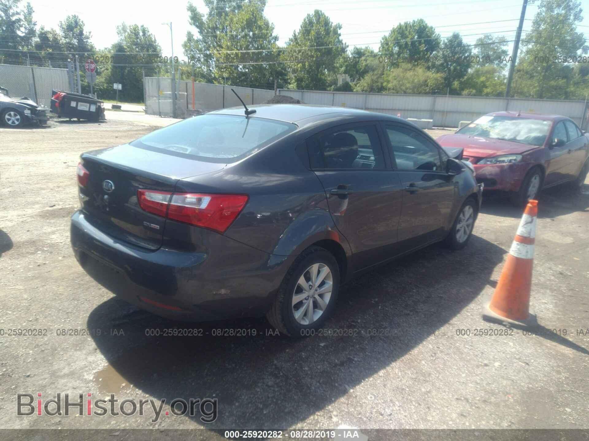 2013 KIA RIO - VIN: KNADN4A35D6176030 - Фото 4