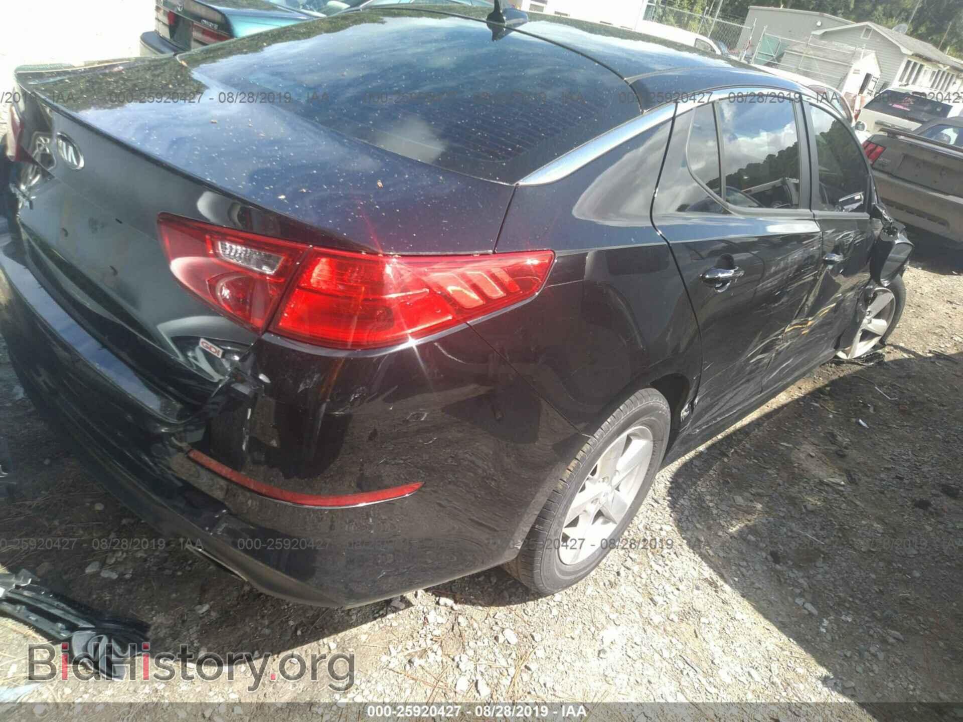 2015 KIA OPTIMA - VIN: KNAGM4A70F5664006 - Фото 4