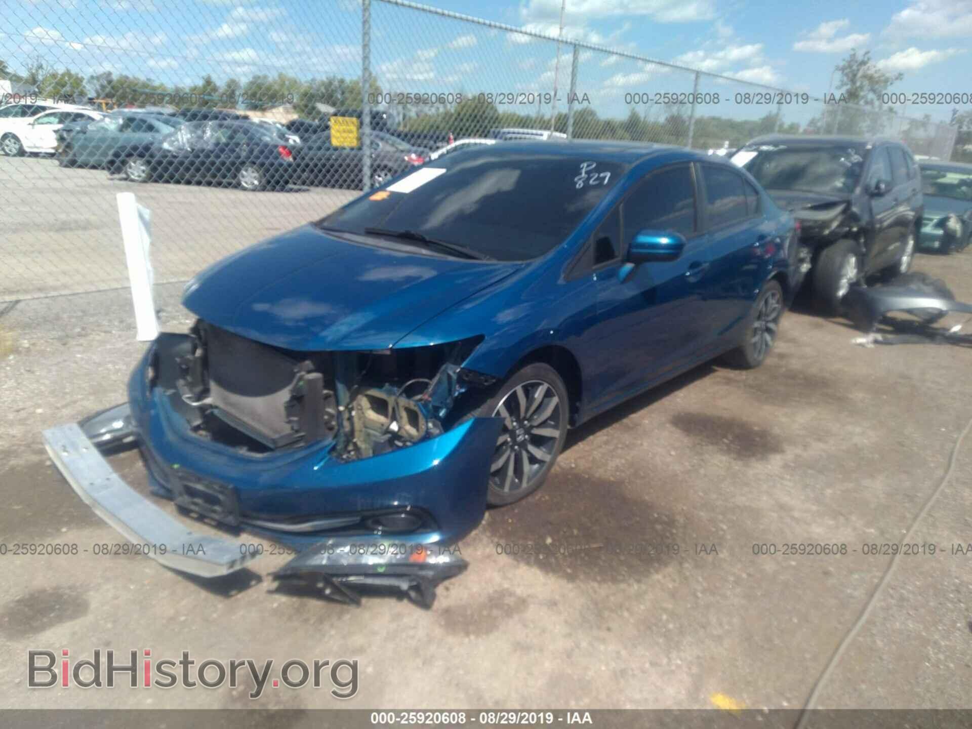 2014 HONDA CIVIC - VIN: 2HGFB2F91EH501411 - Фото 2