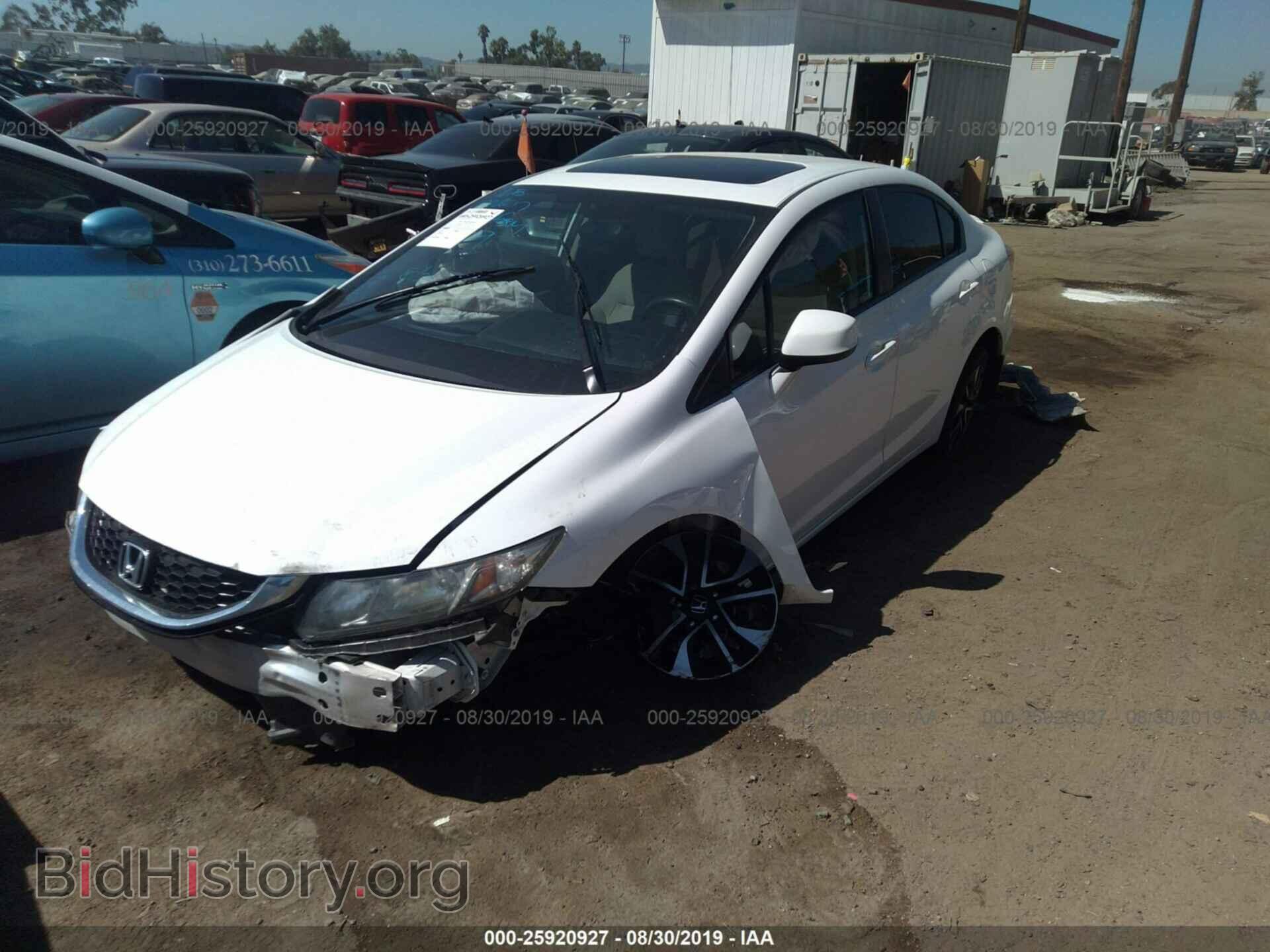 2013 HONDA CIVIC - VIN: 19XFB2F82DE224493 - Фото 2