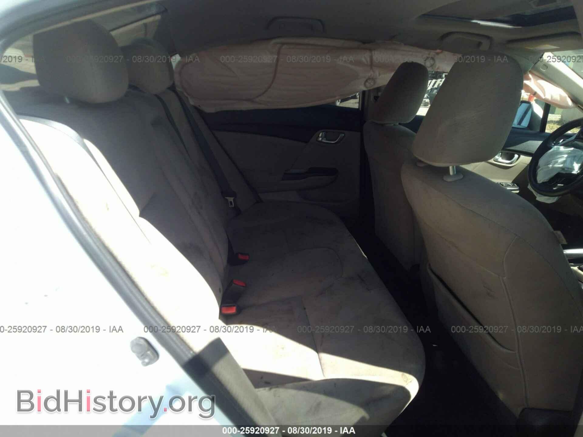 2013 HONDA CIVIC - VIN: 19XFB2F82DE224493 - Фото 8