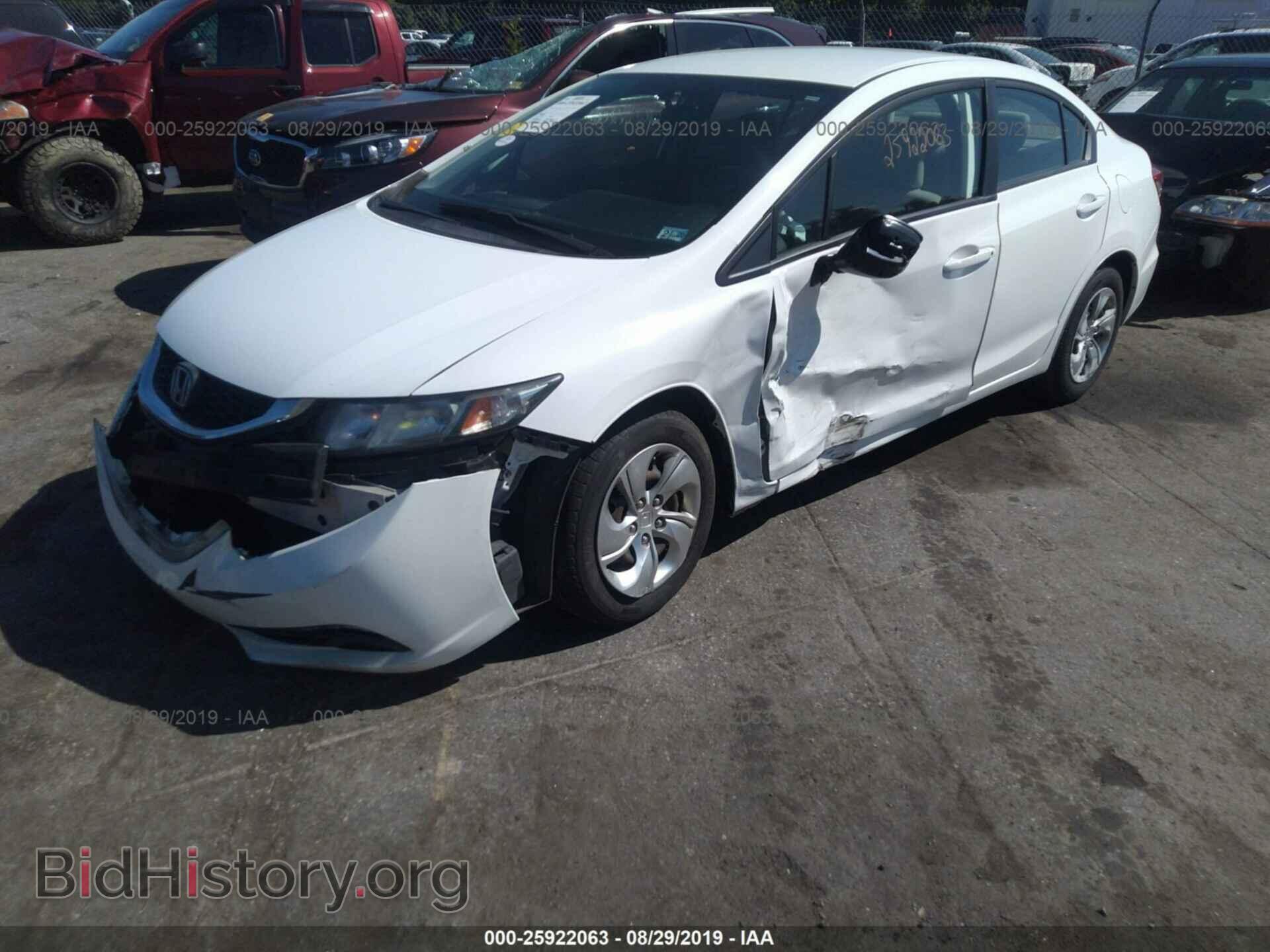 2013 HONDA CIVIC - VIN: 19XFB2F58DE200561 - Фото 2
