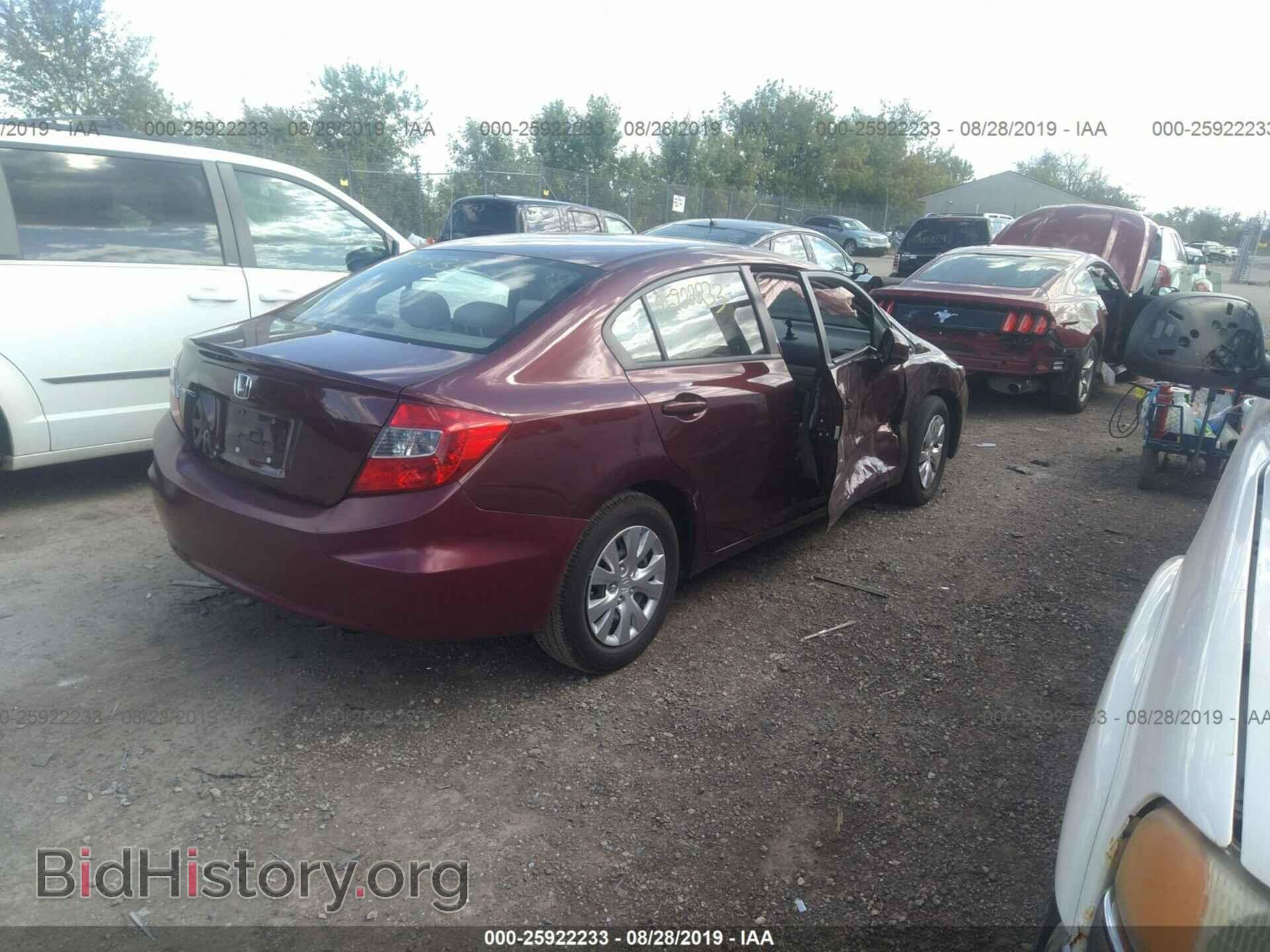 2012 HONDA CIVIC - VIN: 19XFB2F57CE364852 - Фото 4
