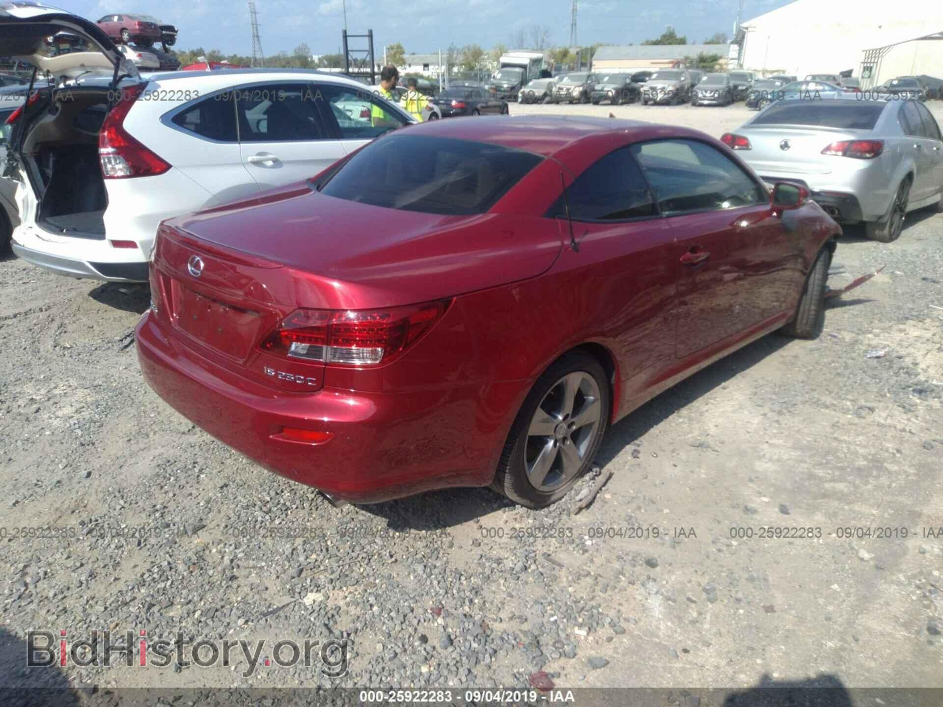2010 LEXUS IS - VIN: JTHFF2C24A2510857 - Фото 4