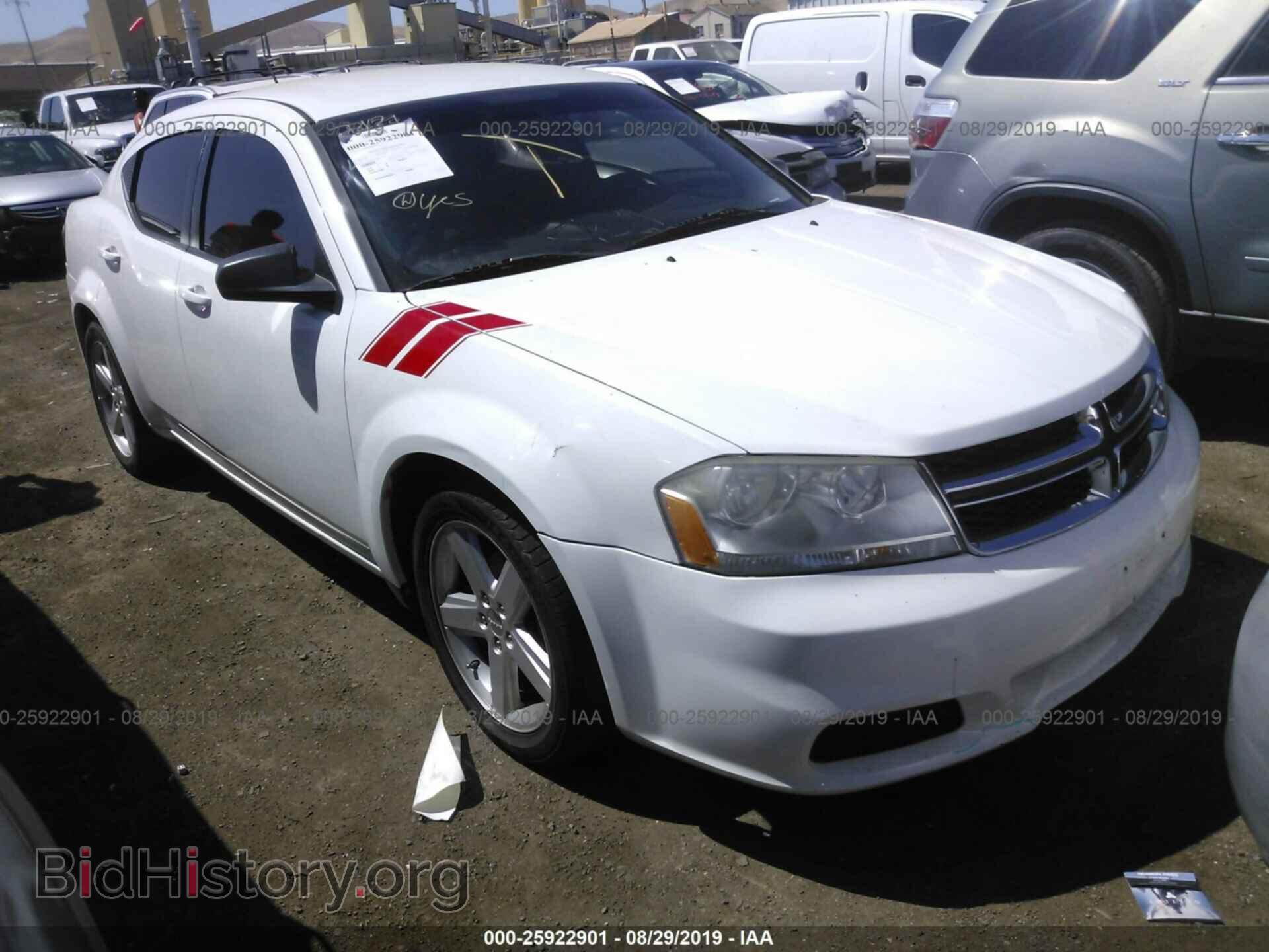 Фотография 1C3CDZAB3DN707242 - DODGE AVENGER 2013