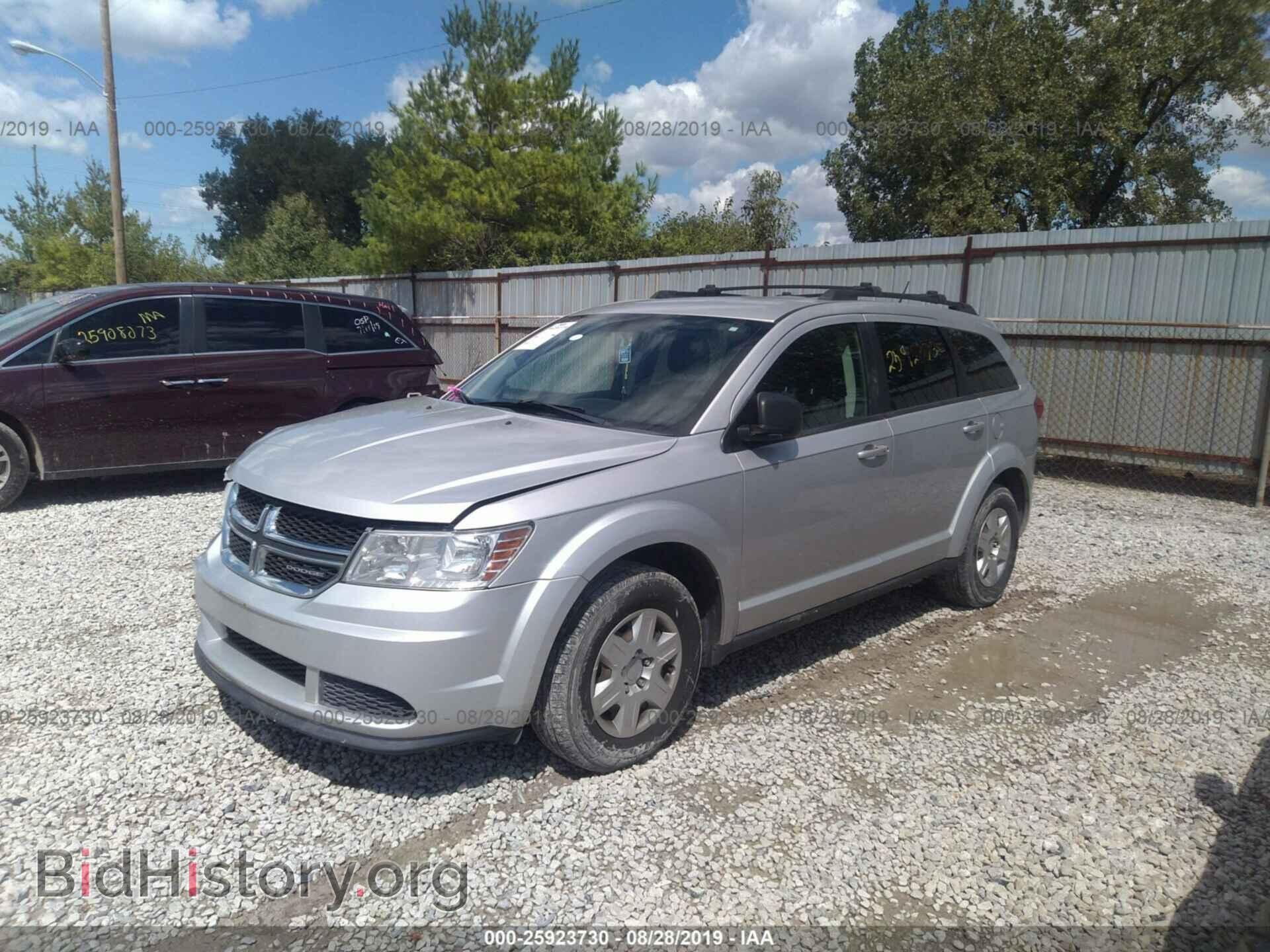 2012 DODGE JOURNEY - VIN: 3C4PDCAB4CT187917 - Фото 2