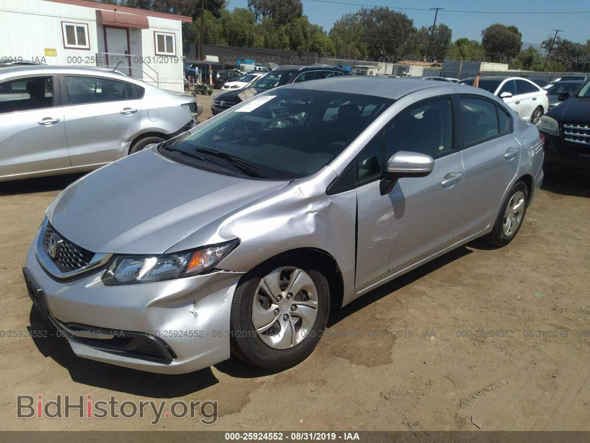 2014 HONDA CIVIC - VIN: 19XFB2F57EE262406 - Фото 2