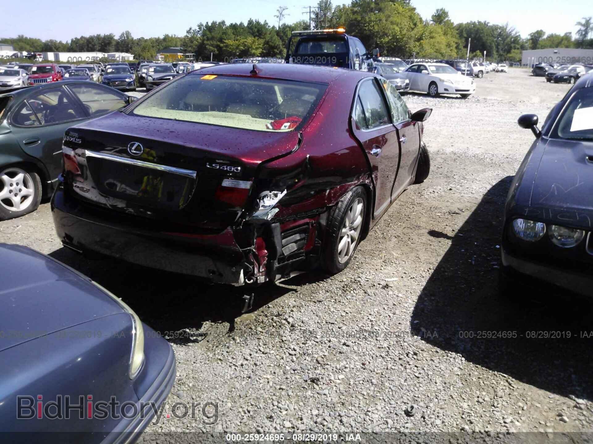 2008 LEXUS LS - VIN: JTHBL46F385079311 - Photo 4