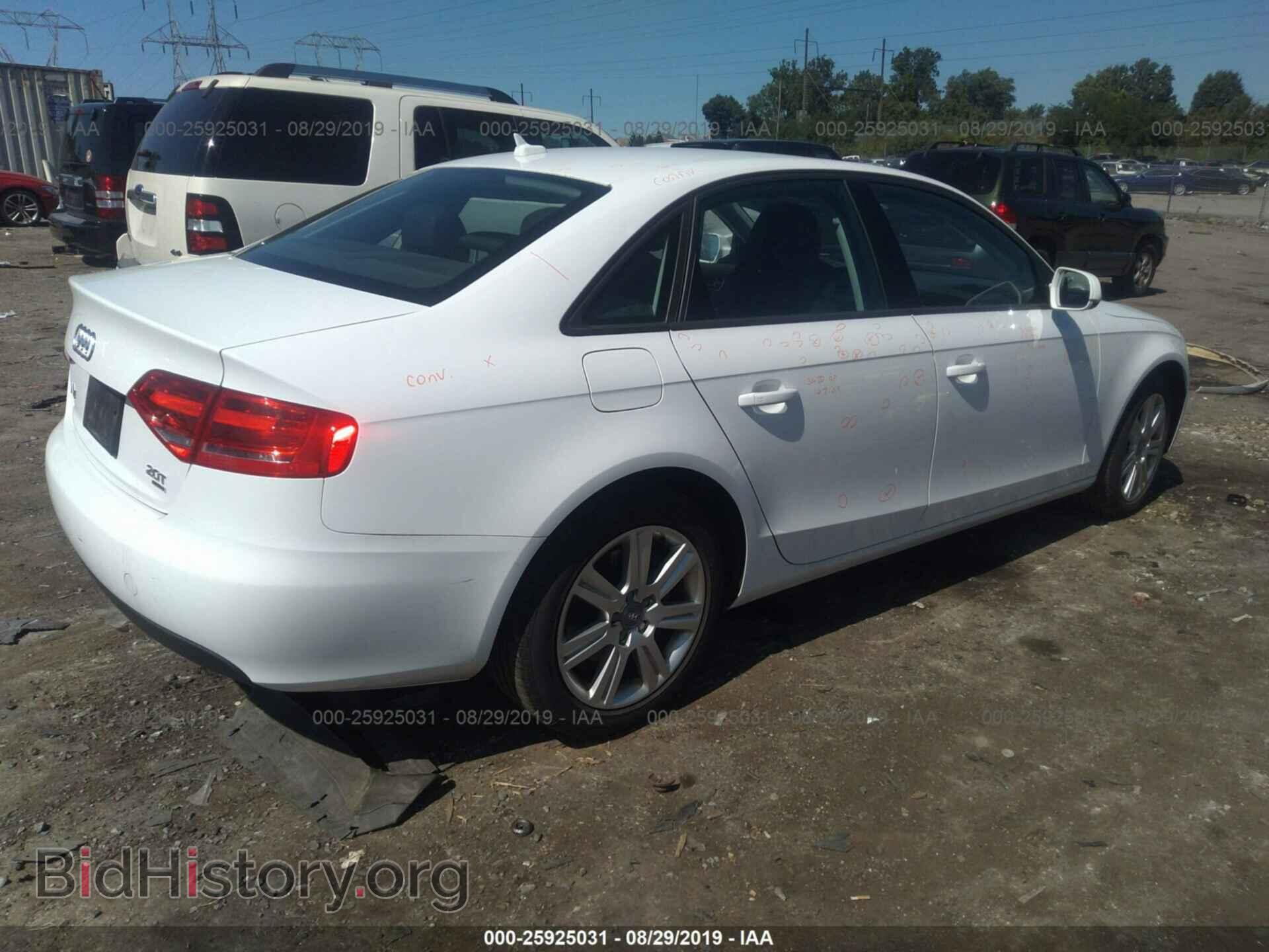 2011 AUDI A4 - VIN: WAUBFAFL4BN036372 - Фото 4