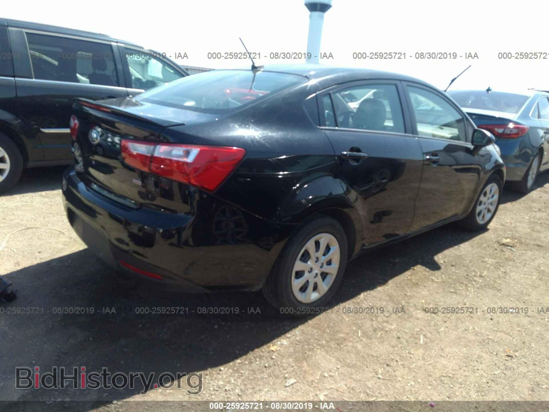 2013 KIA RIO - VIN: KNADM4A3XD6243207 - Фото 4