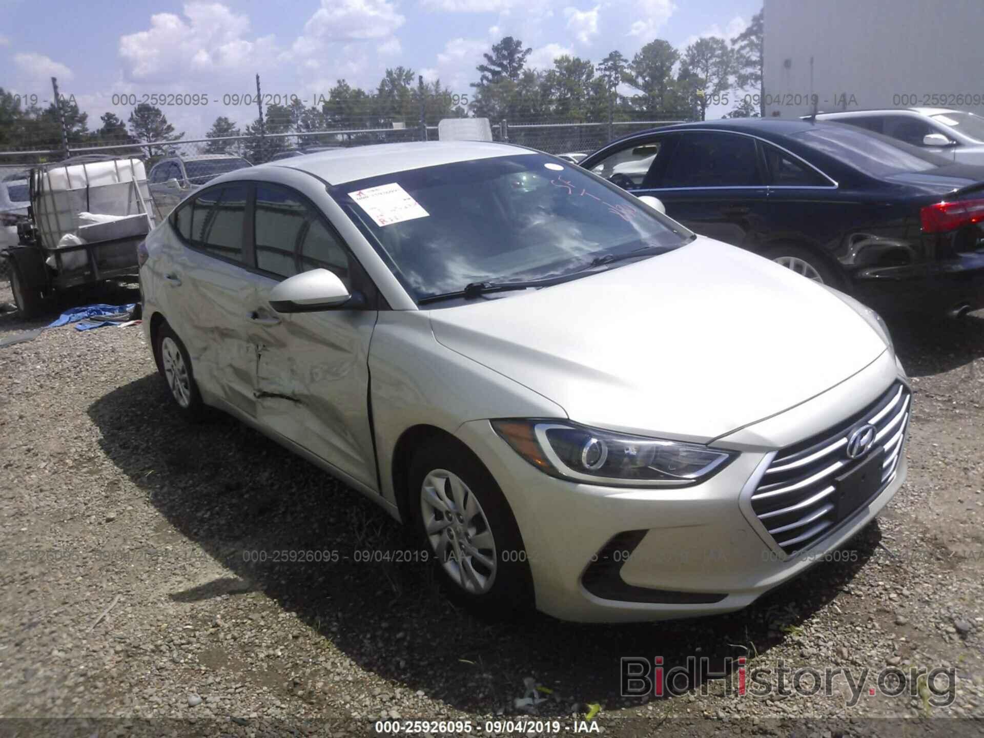 Photo KMHD74LF9HU083822 - HYUNDAI ELANTRA 2017