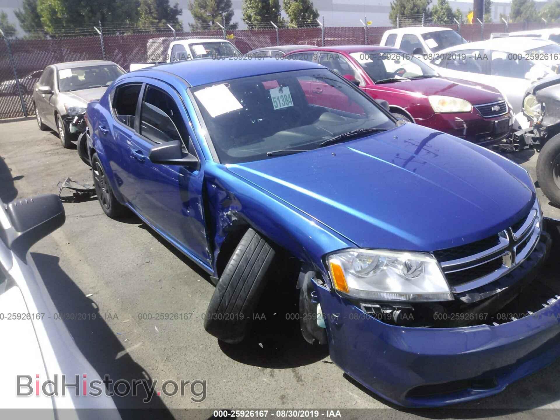 Фотография 1C3CDZAB2EN173619 - DODGE AVENGER 2014