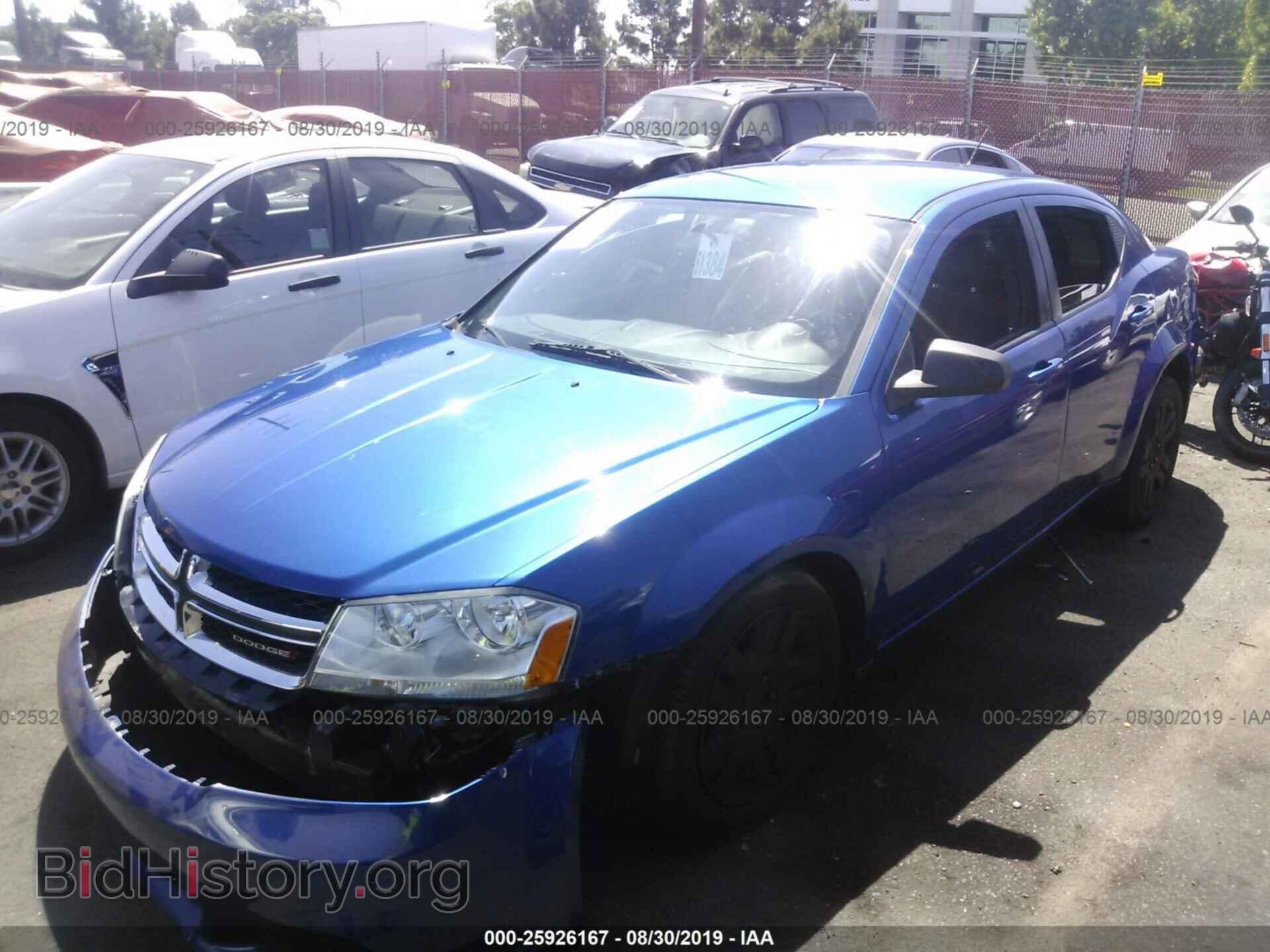 2014 DODGE AVENGER - VIN: 1C3CDZAB2EN173619 - Фото 2