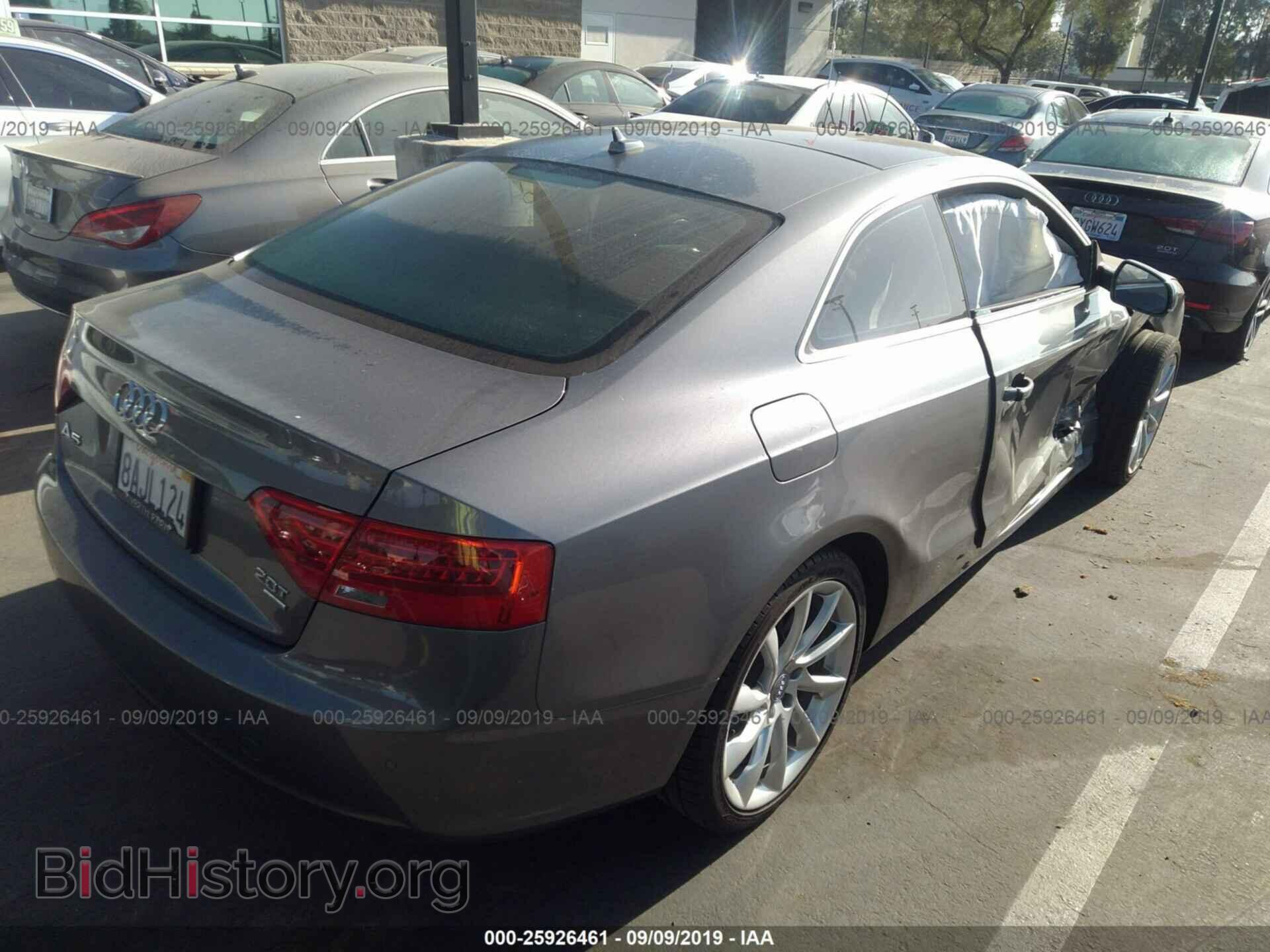 2013 AUDI A5 - VIN: WAULFAFR5DA058867 - Фото 4