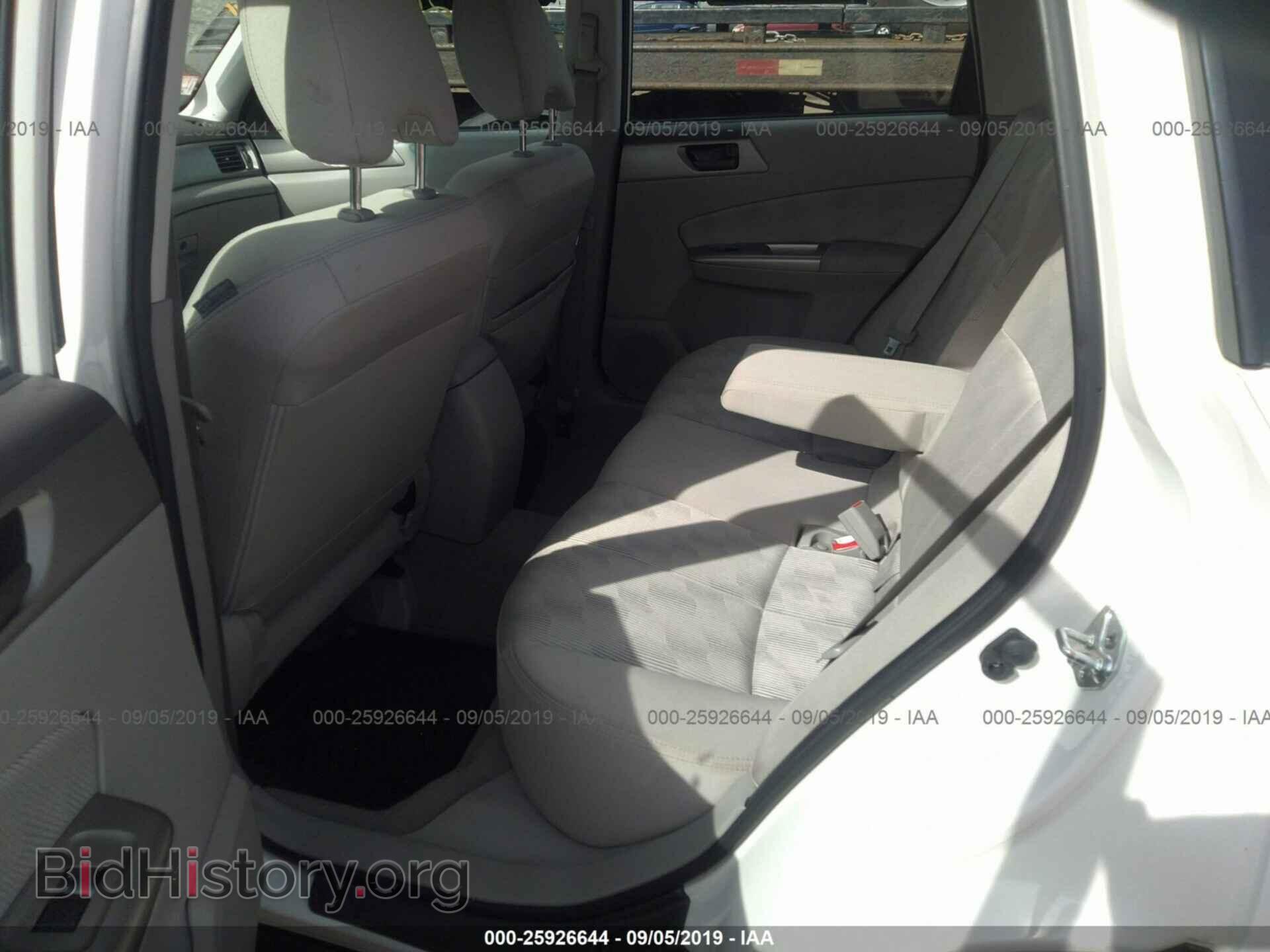 2010 SUBARU FORESTER - VIN: JF2SH6ACXAH720651 - Фото 8