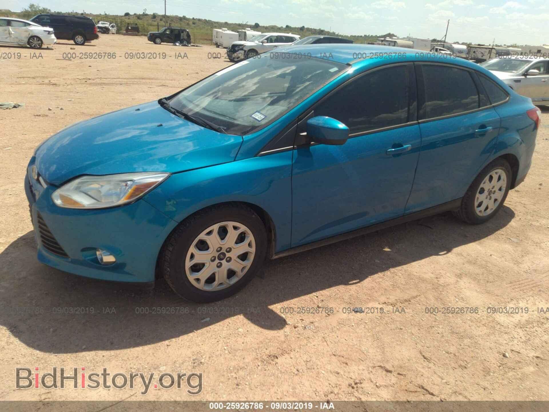 2012 FORD FOCUS - VIN: 1FAHP3F27CL362019 - Фото 2