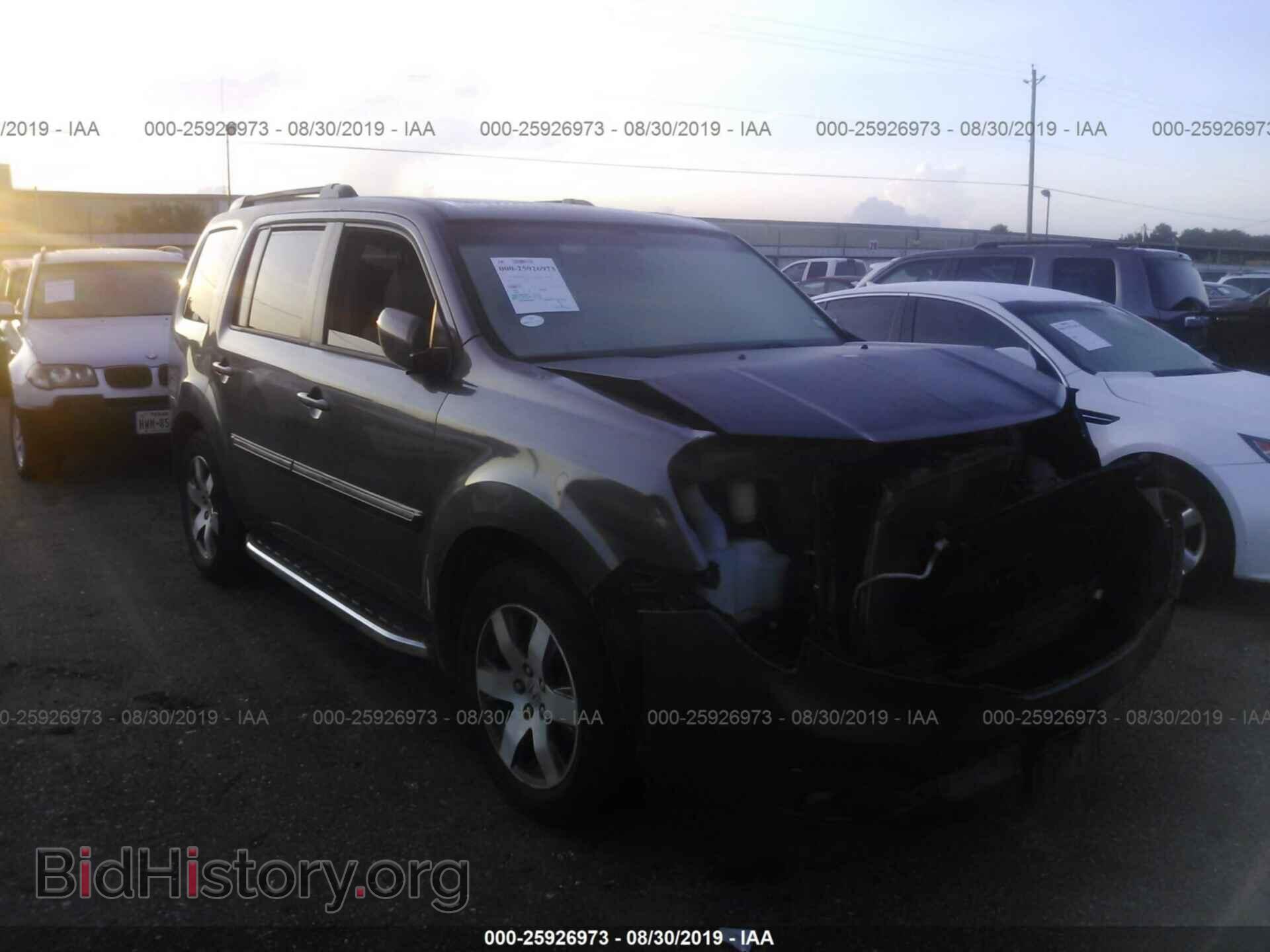 Фотография 5FNYF3H91CB001055 - HONDA PILOT 2012