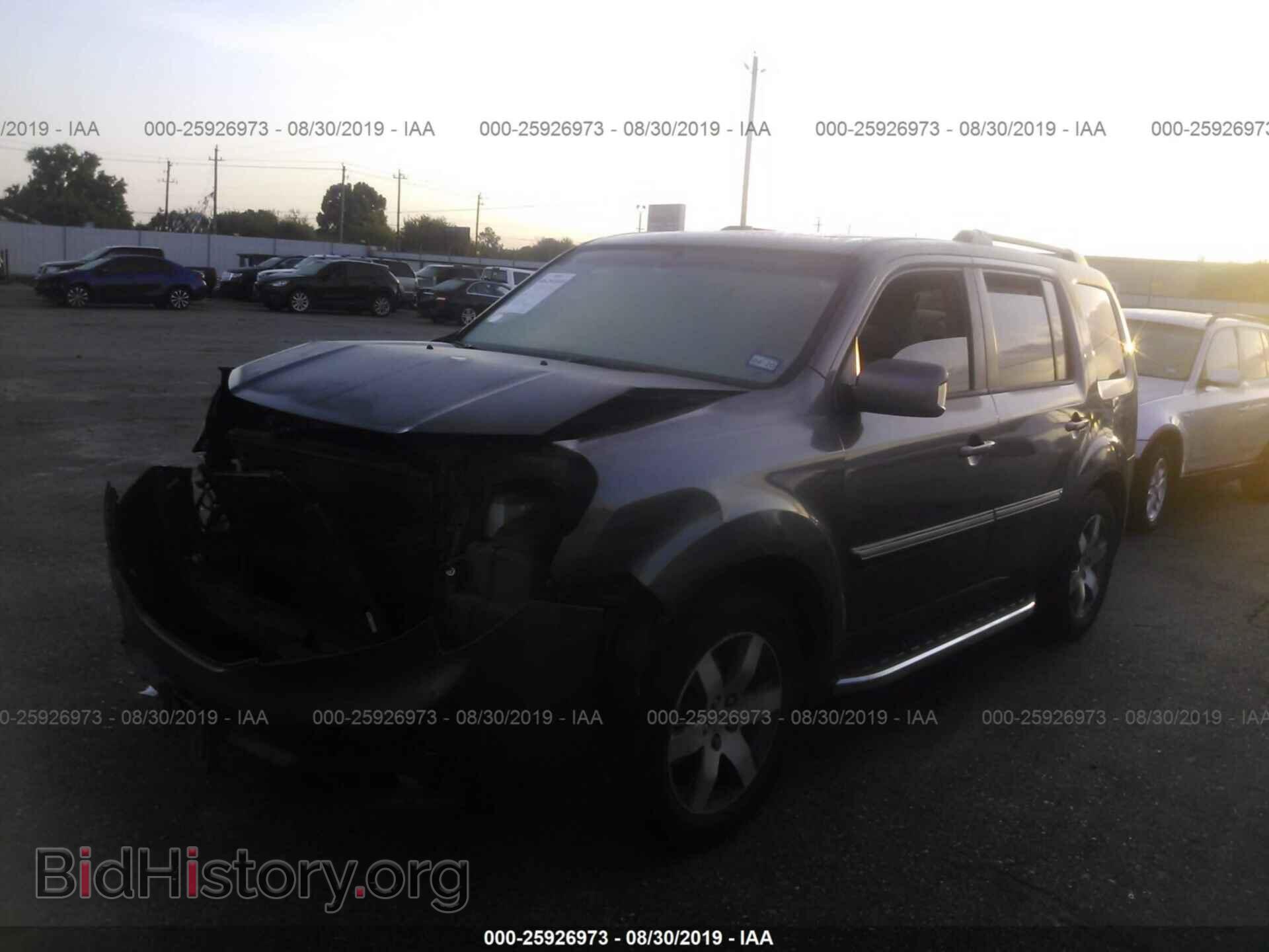 2012 HONDA PILOT - VIN: 5FNYF3H91CB001055 - Фото 2