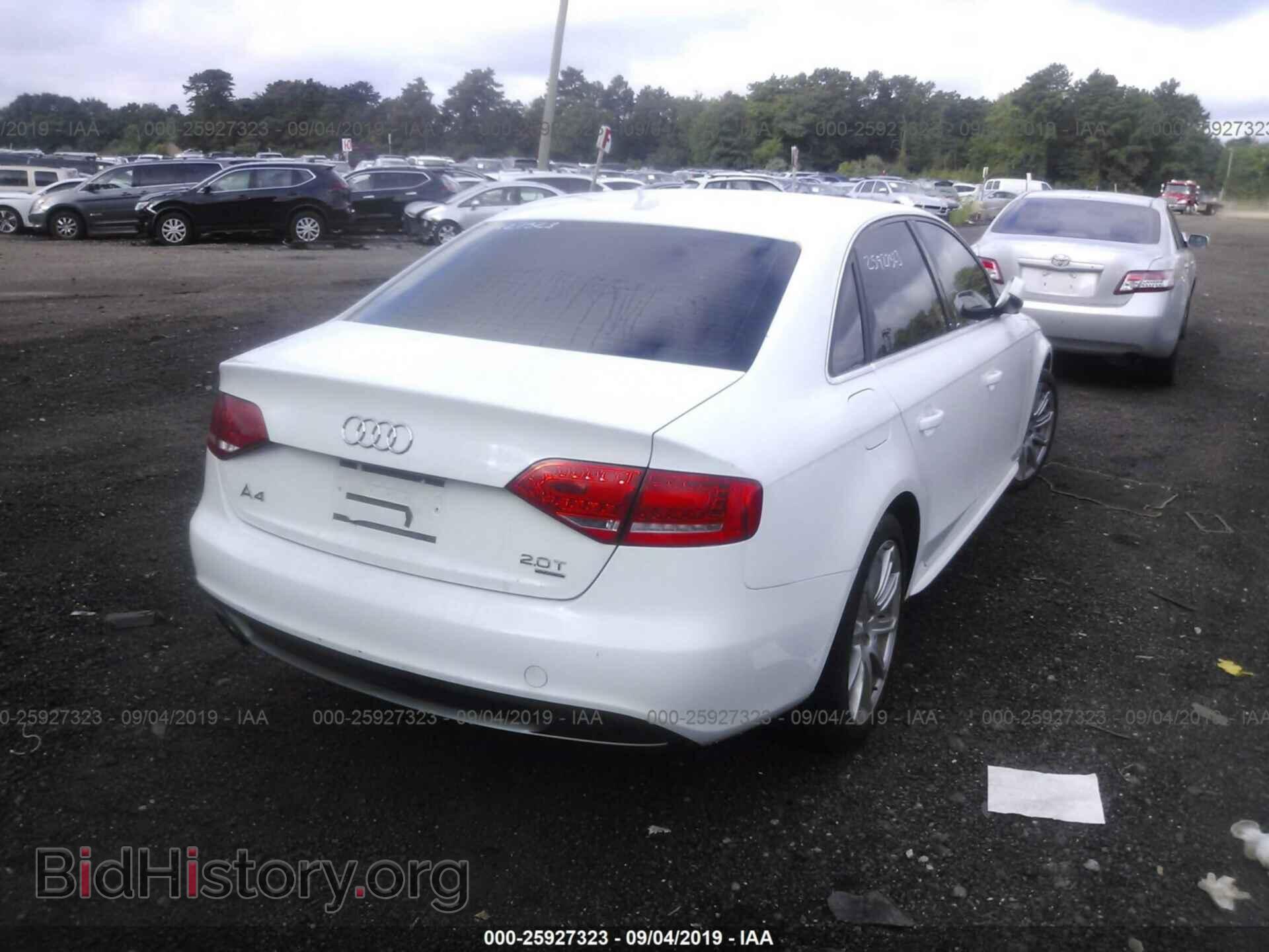 2012 AUDI A4 - VIN: WAUFFAFL2CA120359 - Фото 4