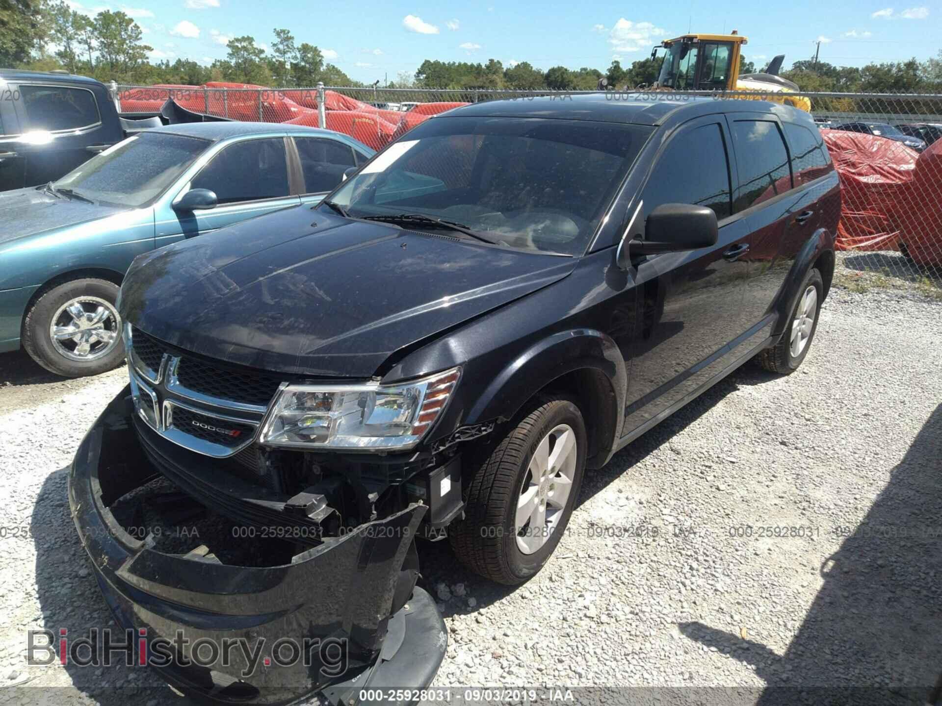 2013 DODGE JOURNEY - VIN: 3C4PDCAB5DT600803 - Фото 2