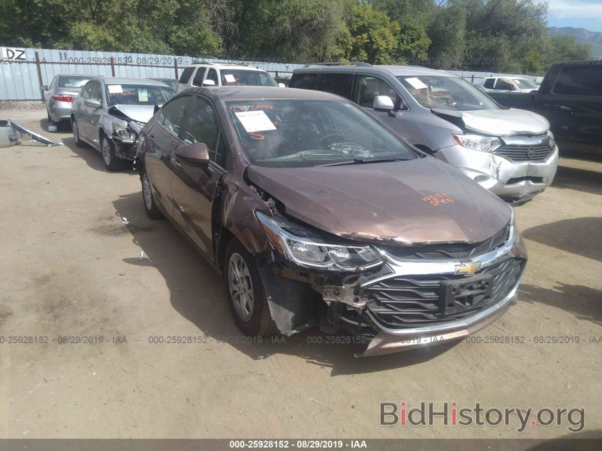 Photo 1G1BC5SM5K7121123 - CHEVROLET CRUZE 2019