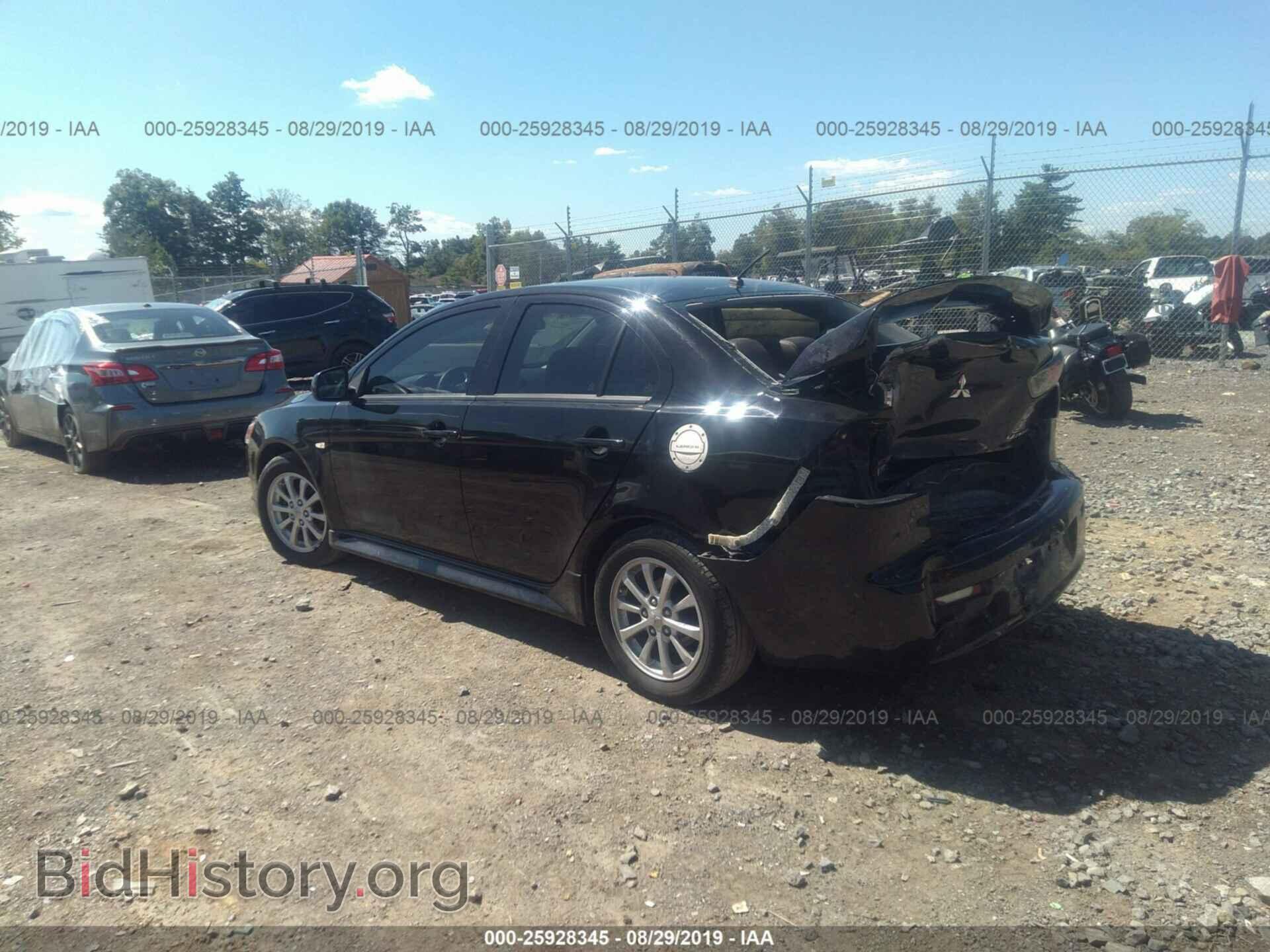 2012 MITSUBISHI LANCER - VIN: JA32V2FWXCU015750 - Фото 3
