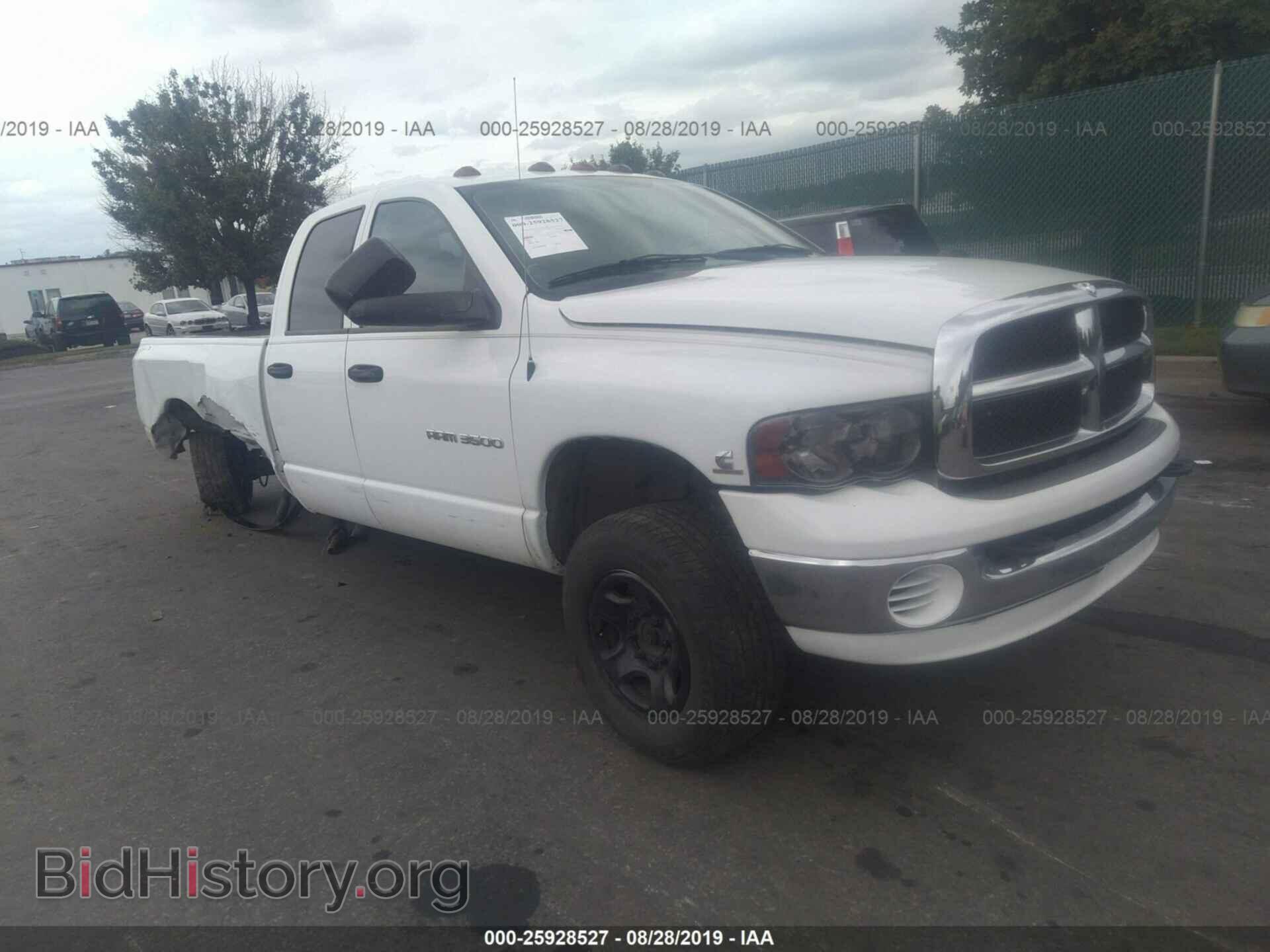 Photo 3D7LU38683G795283 - DODGE RAM 3500 2003
