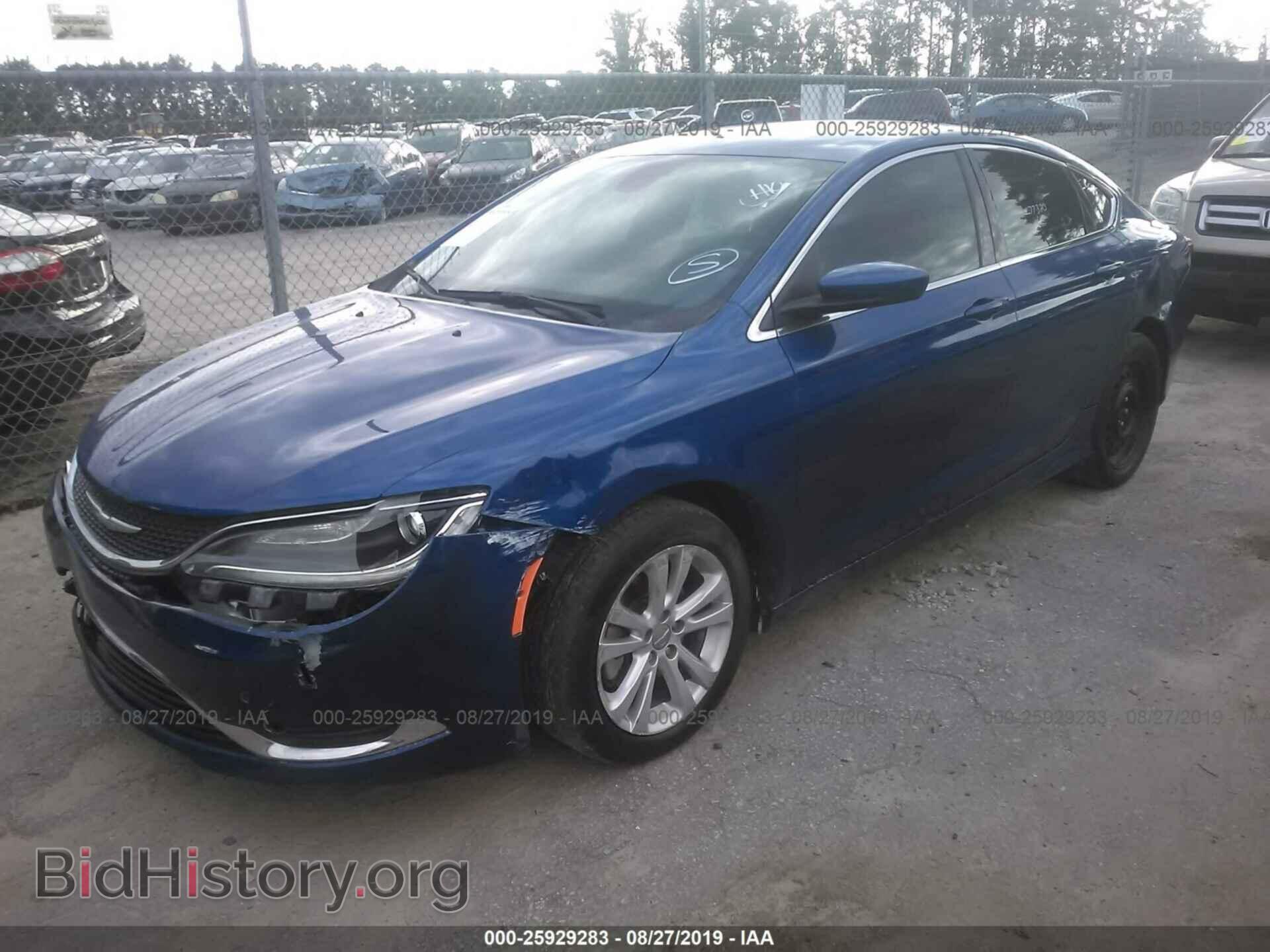 2016 CHRYSLER 200 - VIN: 1C3CCCAB8GN188371 - Фото 2