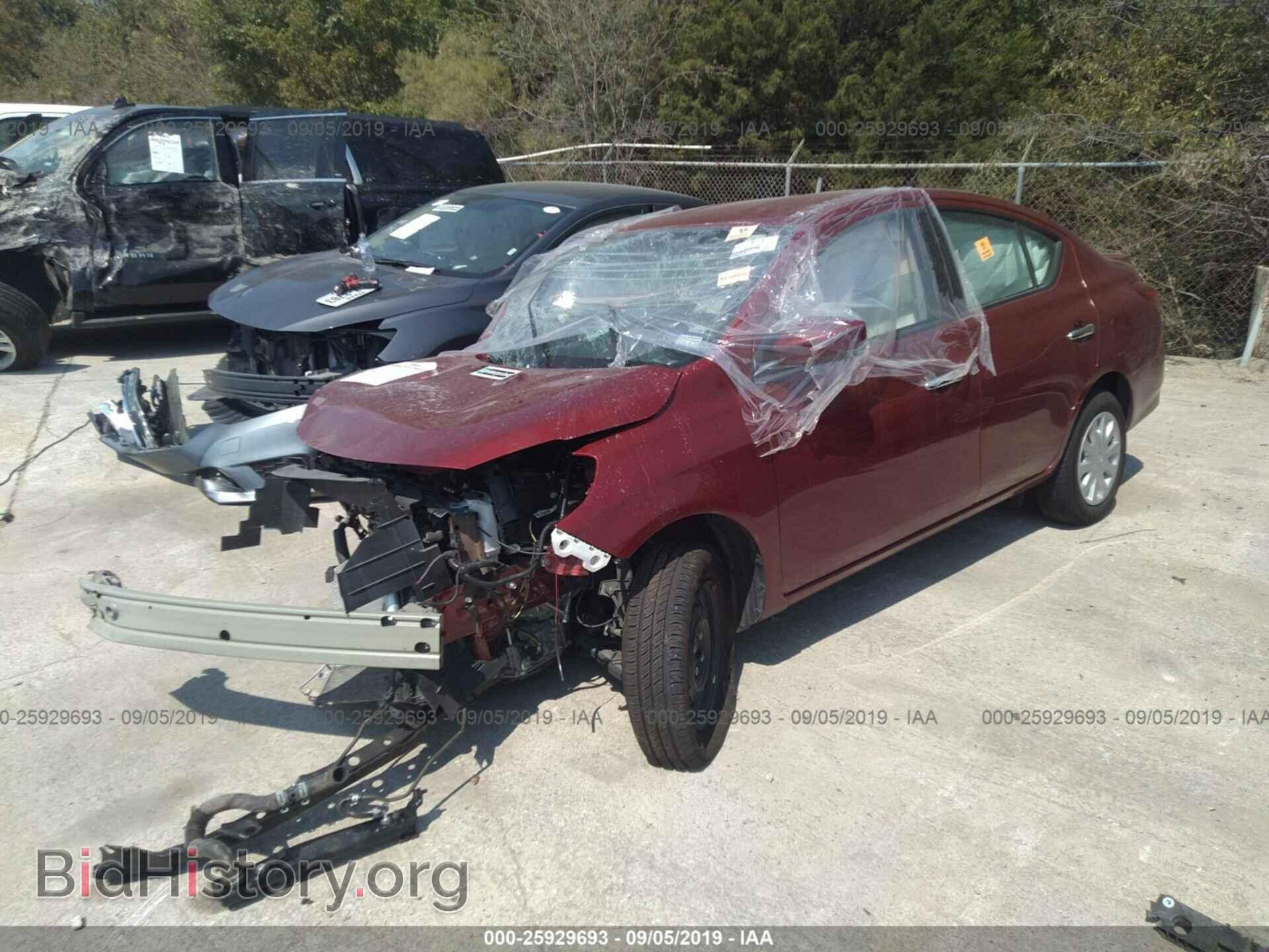 2019 NISSAN VERSA - VIN: 3N1CN7AP3KL840110 - Фото 2