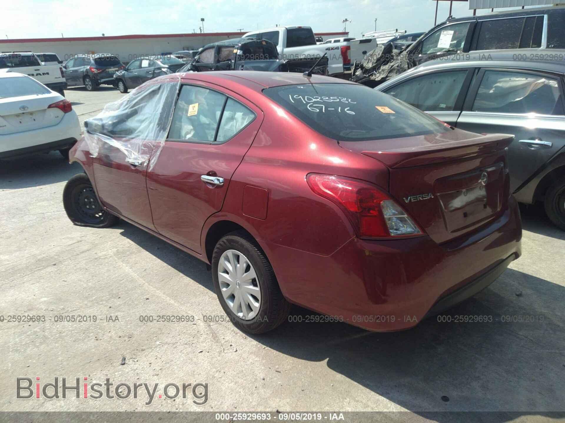 2019 NISSAN VERSA - VIN: 3N1CN7AP3KL840110 - Фото 3