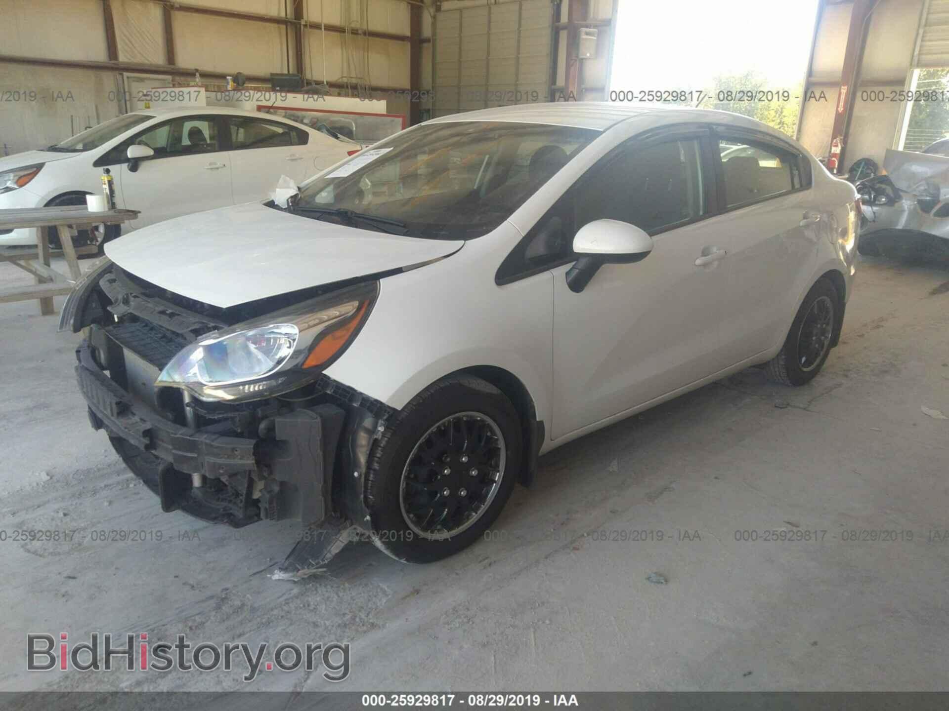 2016 KIA RIO - VIN: KNADM4A36G6692730 - Фото 2