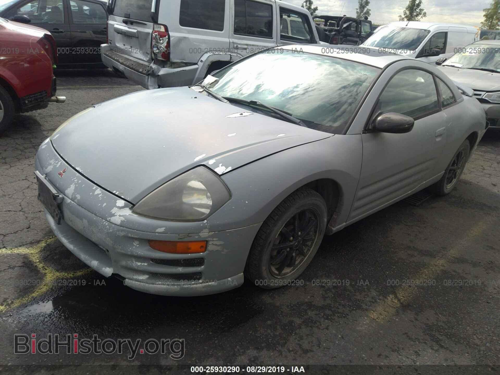 2000 MITSUBISHI ECLIPSE - VIN: 4A3AC44G1YE126227 - Фото 2