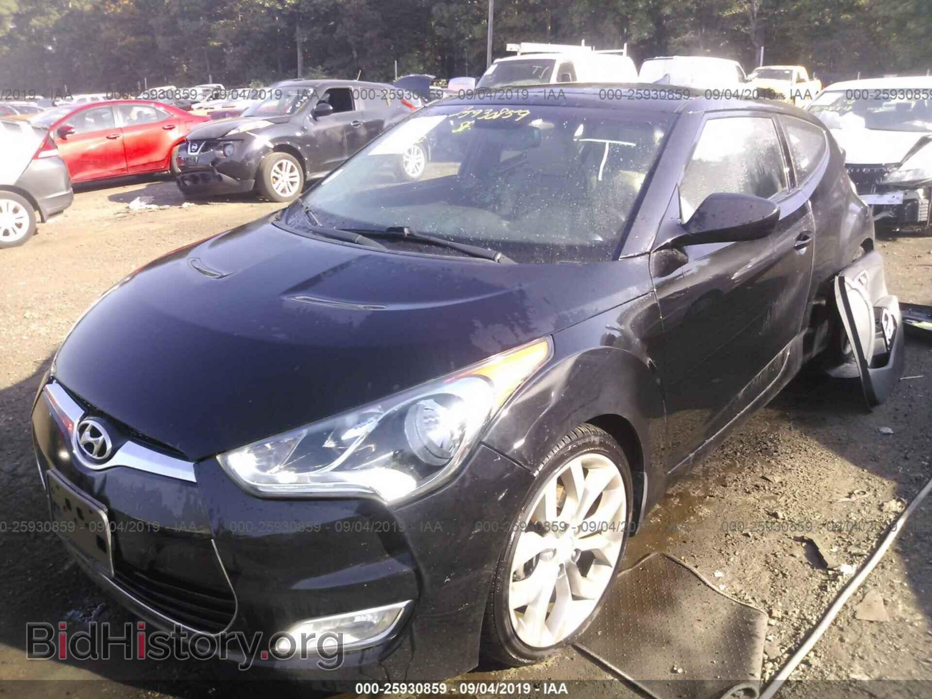 2013 HYUNDAI VELOSTER - VIN: KMHTC6AD5DU107533 - Фото 2