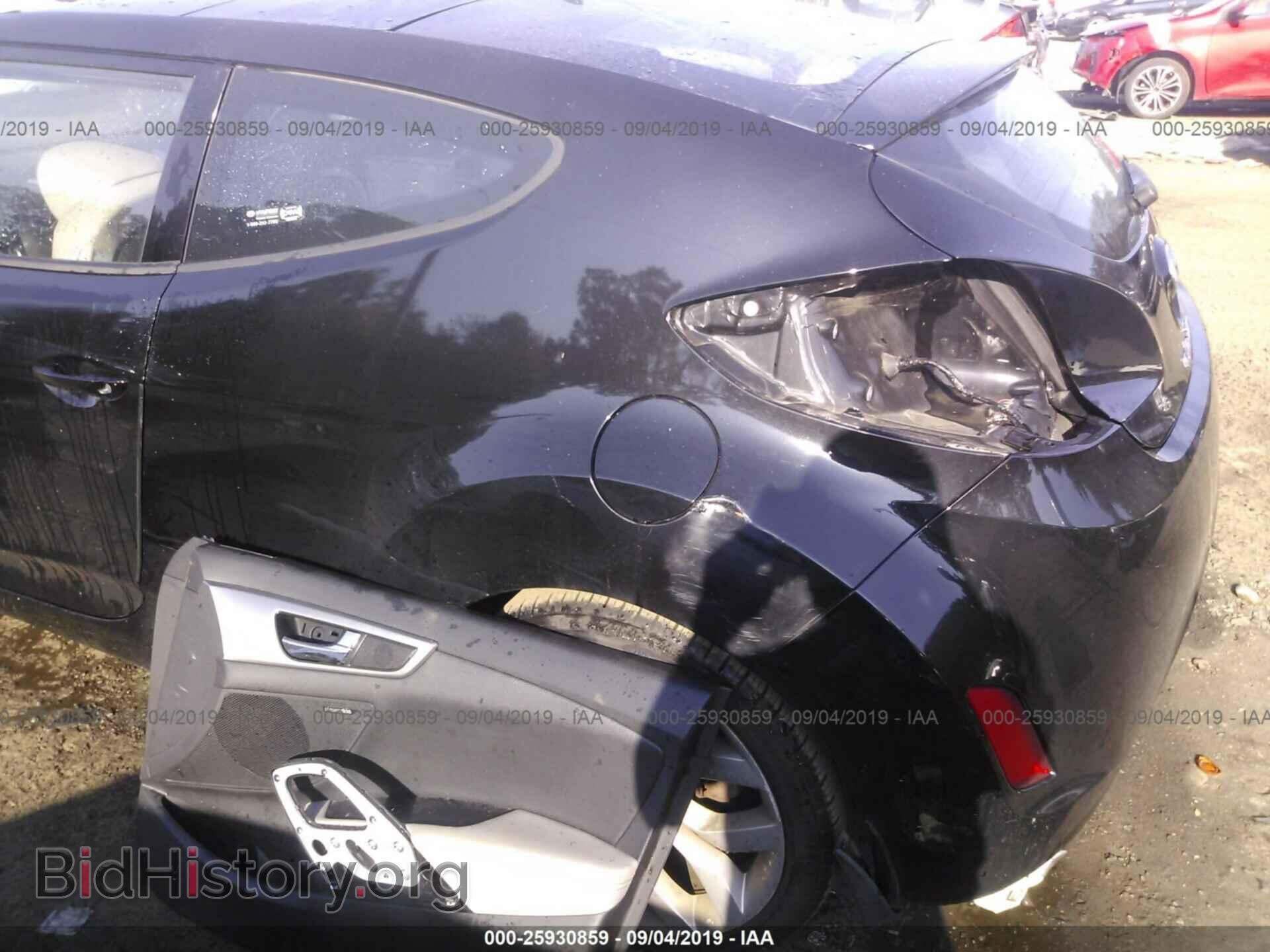 2013 HYUNDAI VELOSTER - VIN: KMHTC6AD5DU107533 - Фото 6