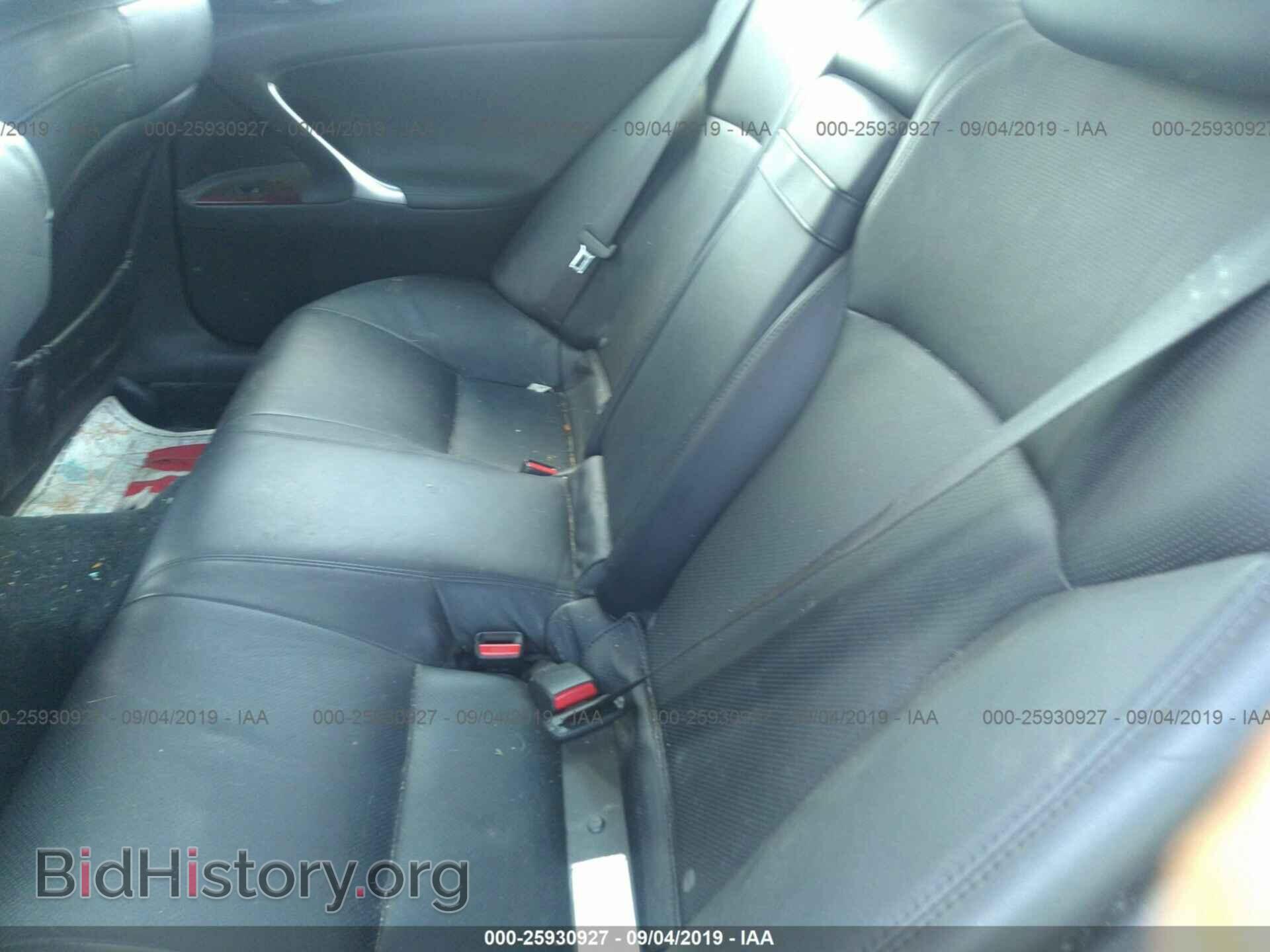 2008 LEXUS IS - VIN: JTHCK262785020710 - Фото 8
