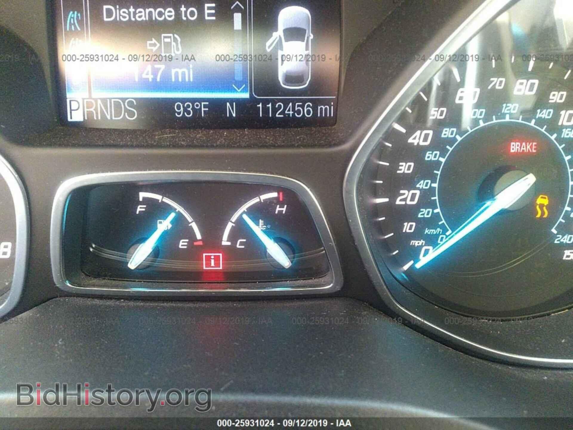 2013 FORD ESCAPE - VIN: 1FMCU9H97DUA02492 - Фото 7