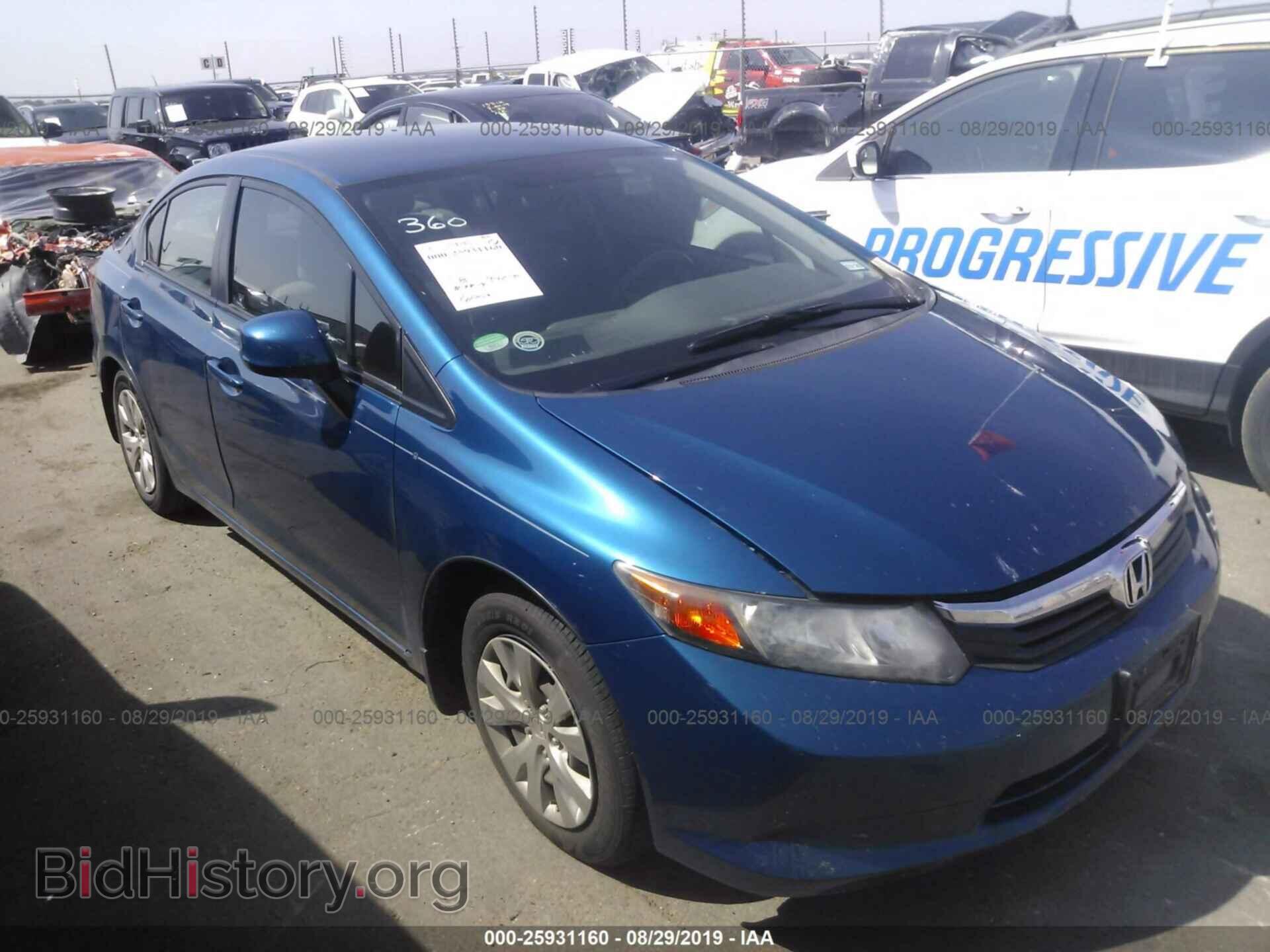 Фотография 2HGFB2F5XCH575968 - HONDA CIVIC 2012