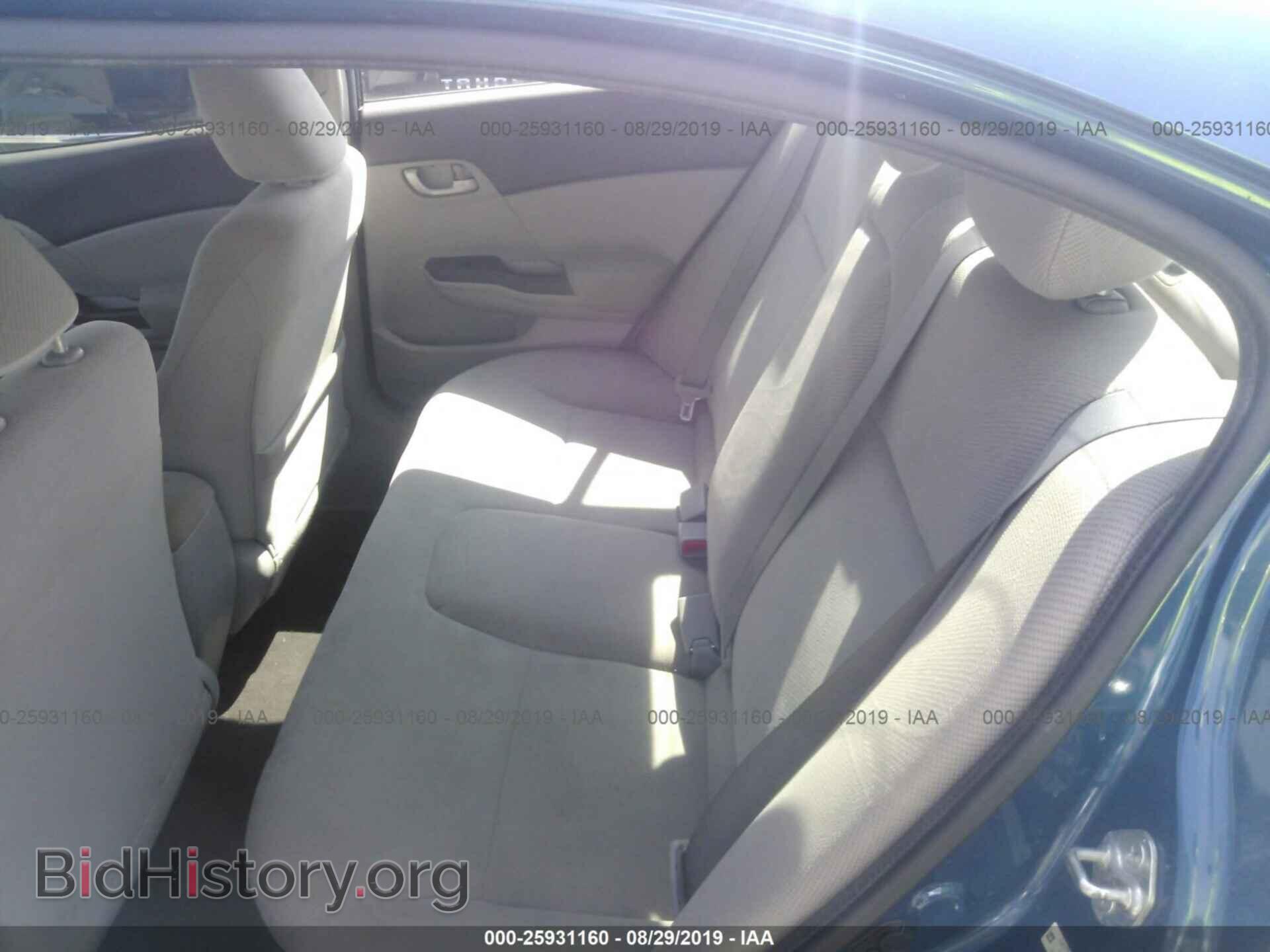 2012 HONDA CIVIC - VIN: 2HGFB2F5XCH575968 - Photo 8