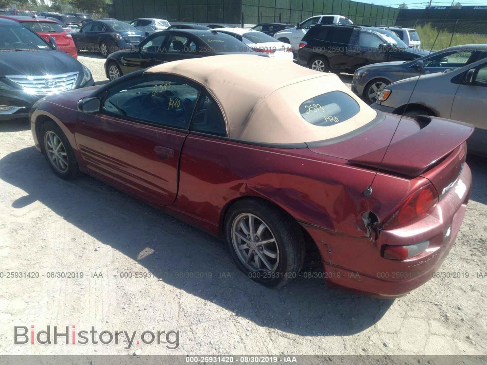 2002 MITSUBISHI ECLIPSE - VIN: 4A3AE45G62E018928 - Фото 3