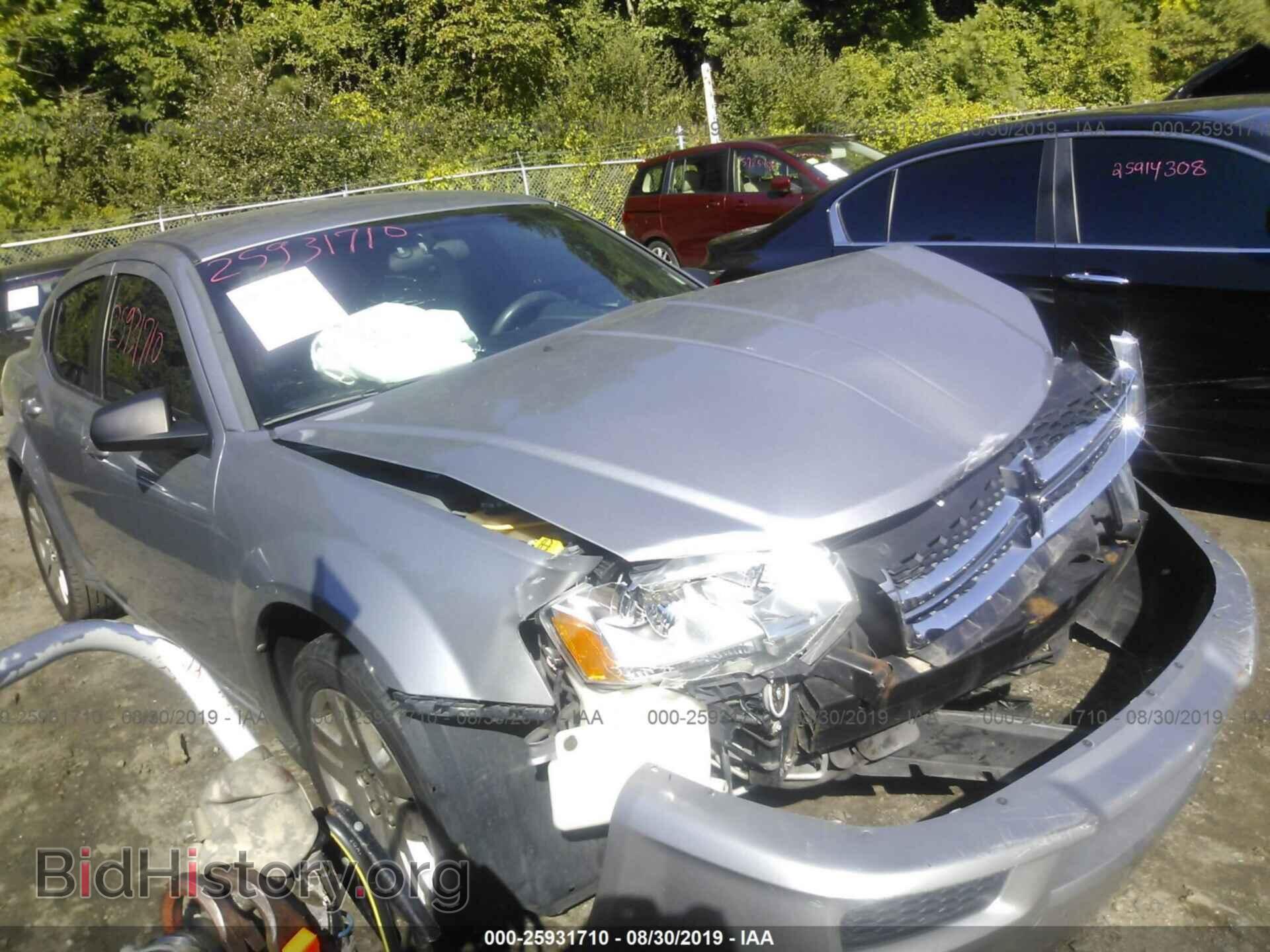 Фотография 1C3CDZAG7DN749442 - DODGE AVENGER 2013