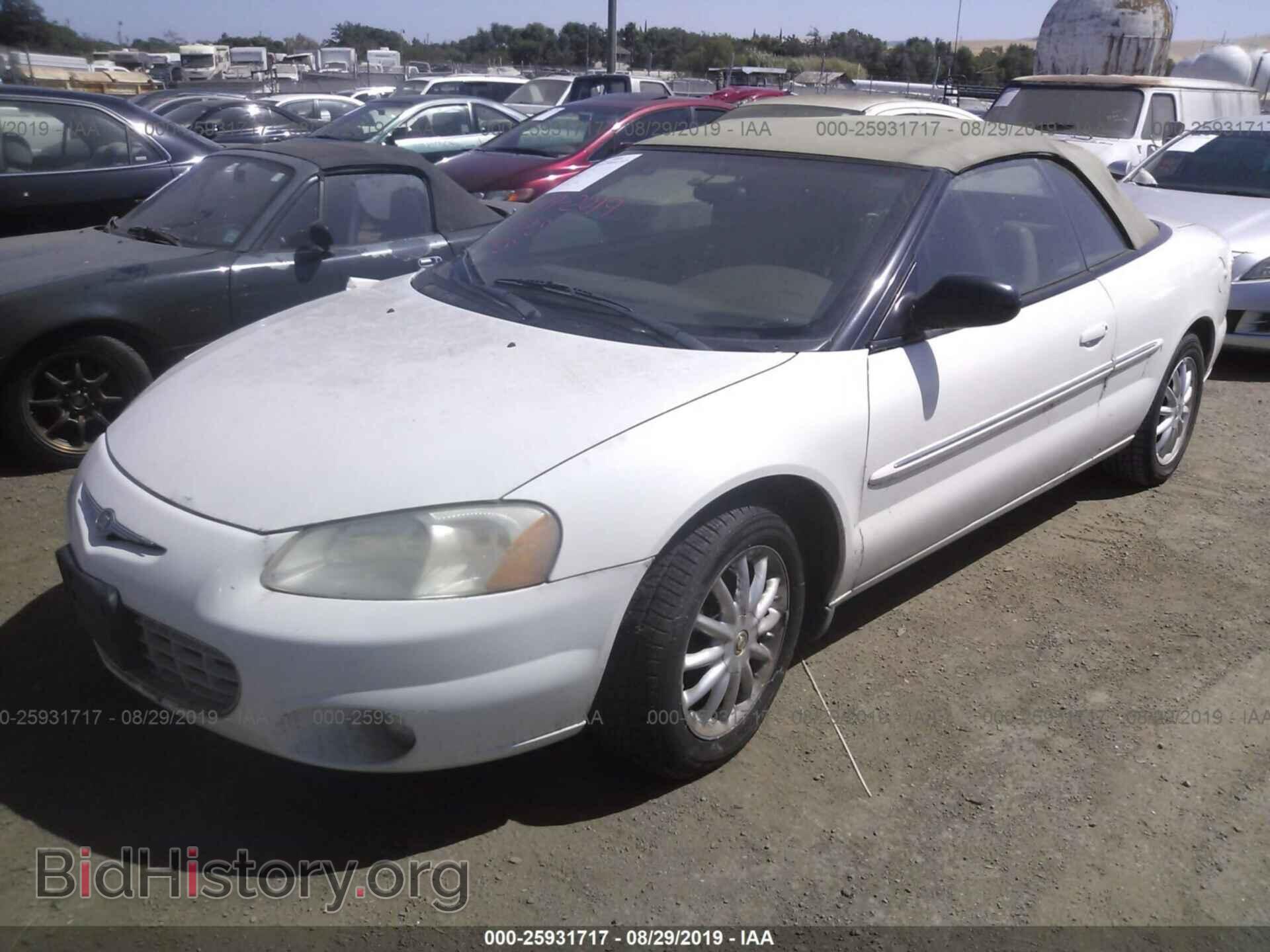 2002 CHRYSLER SEBRING - VIN: 1C3EL55R32N317380 - Фото 2