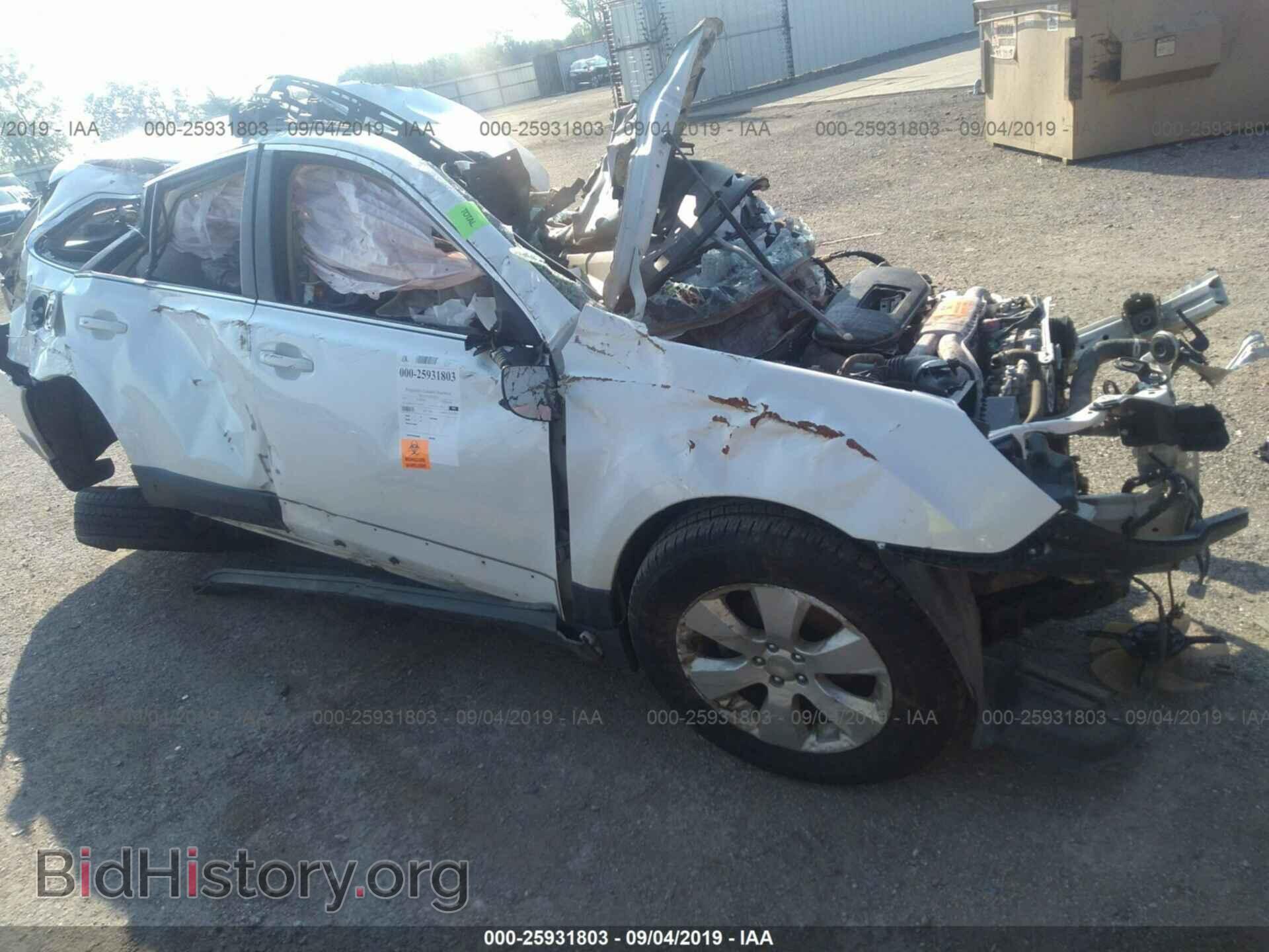 Фотография 4S4BRCCC2C3264258 - SUBARU OUTBACK 2012