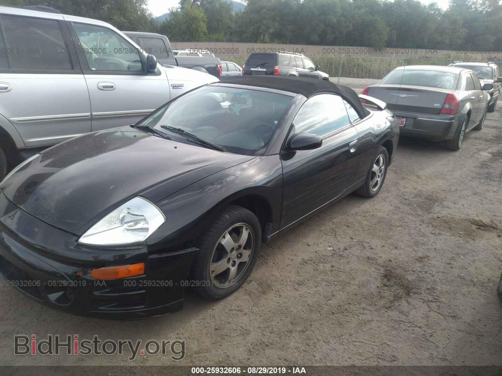 2003 MITSUBISHI ECLIPSE - VIN: 4A3AE45G43E001143 - Фото 2