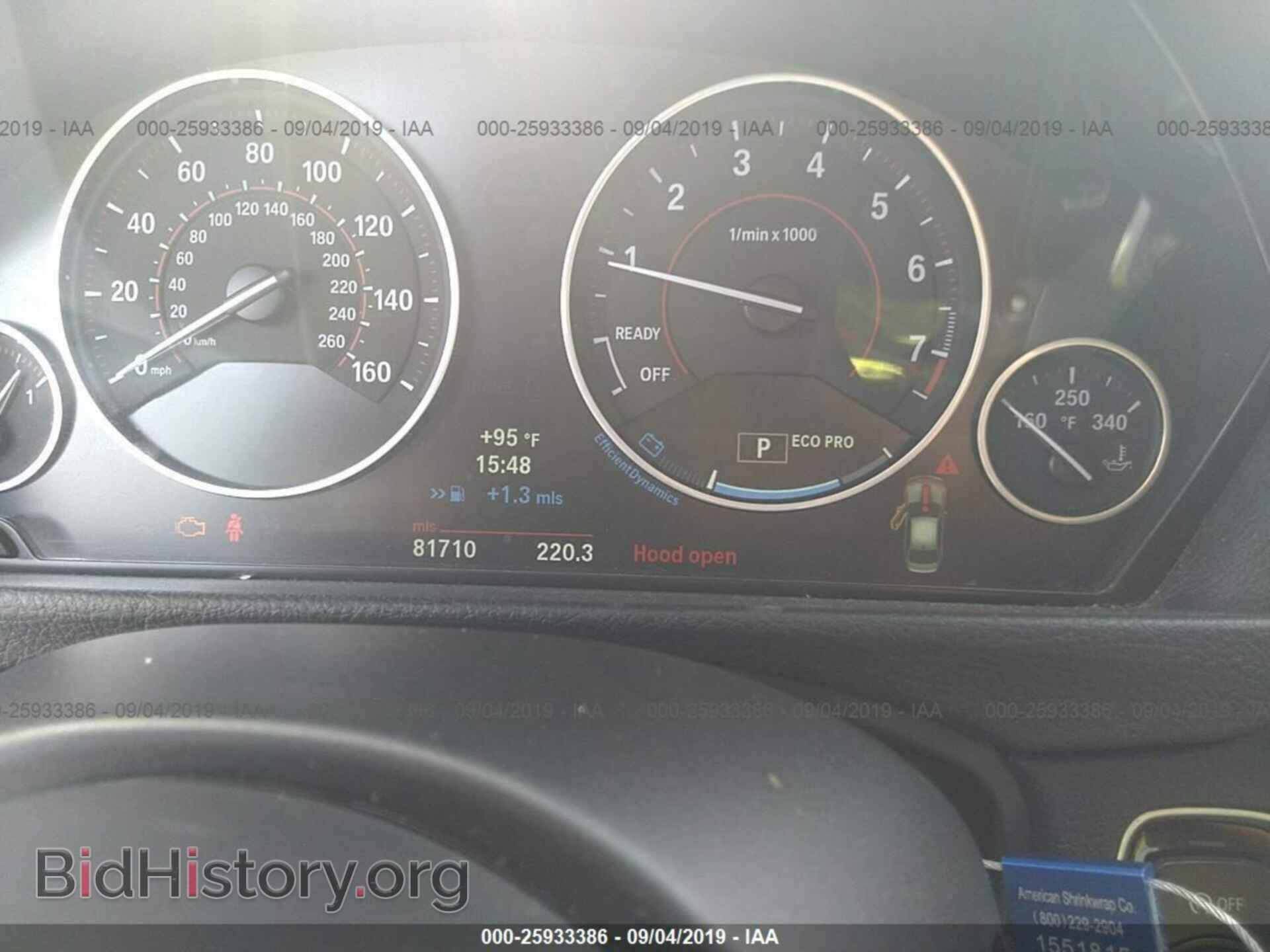 2013 BMW 328 - VIN: WBA3A5C59DF356008 - Фото 7