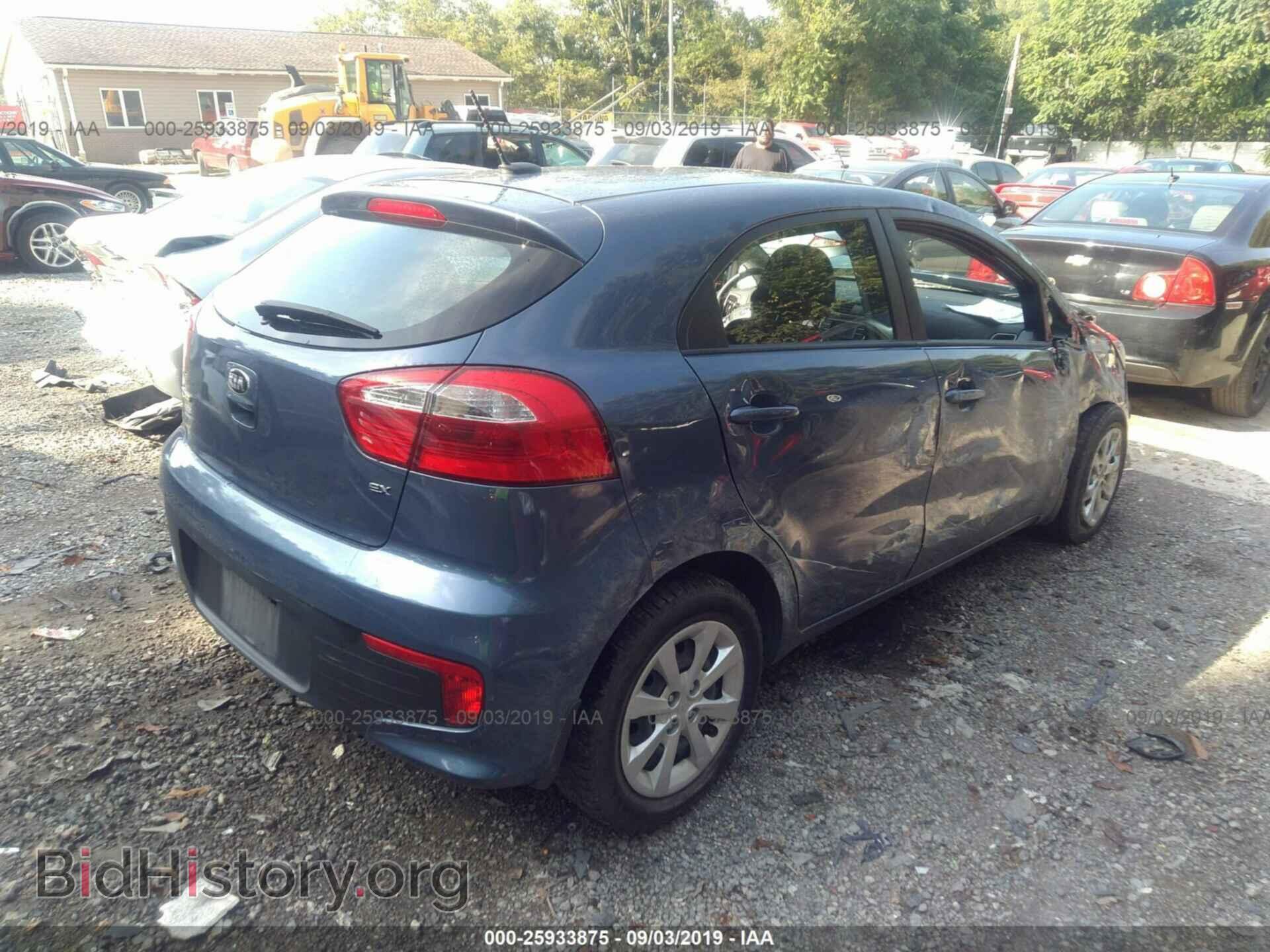 2016 KIA RIO - VIN: KNADN5A38G6687886 - Фото 4