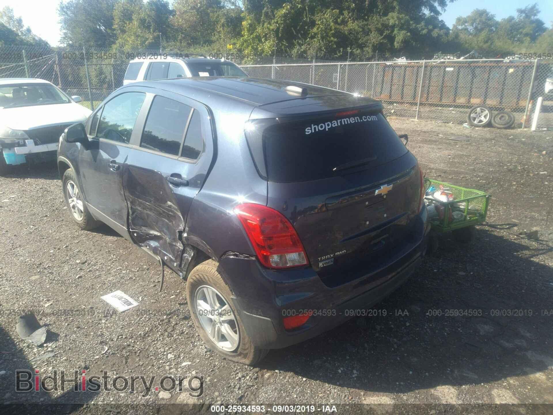 2019 CHEVROLET TRAX - VIN: 3GNCJNSB2KL223871 - Photo 3