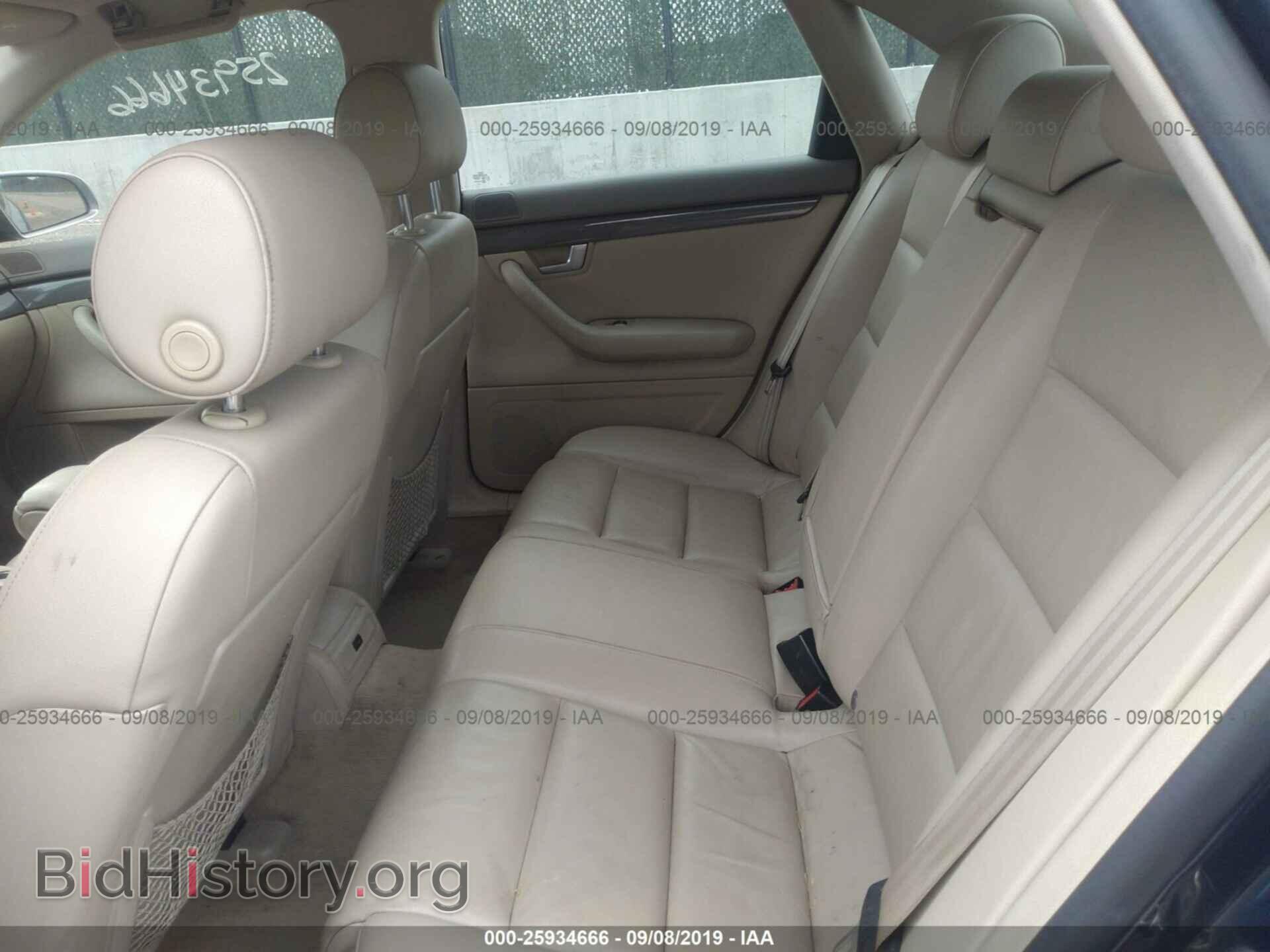 2005 AUDI A4 - VIN: WAULC68E05A025535 - Фото 8