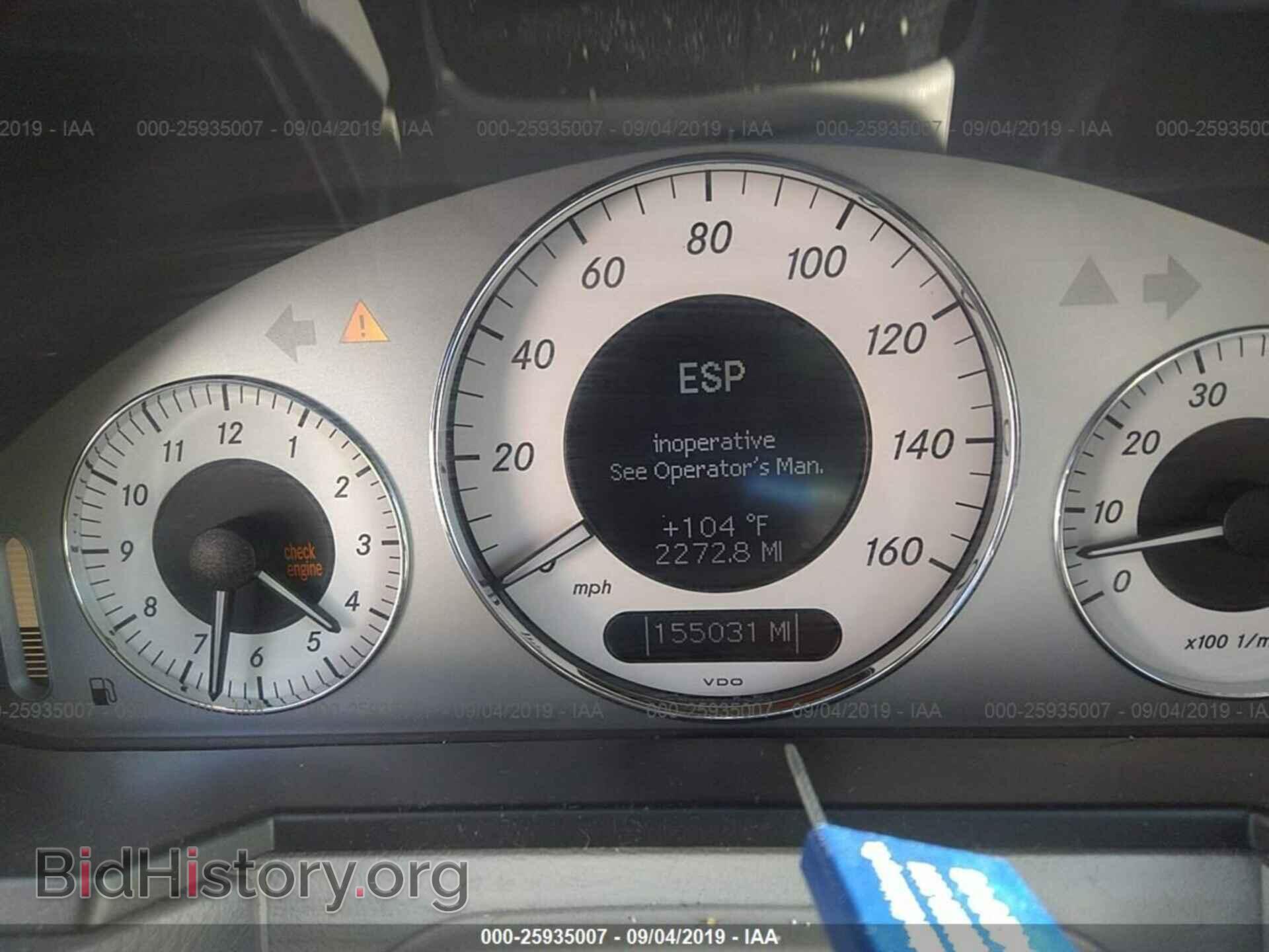 2007 MERCEDES-BENZ E - VIN: WDBUF56X77B154929 - Фото 7
