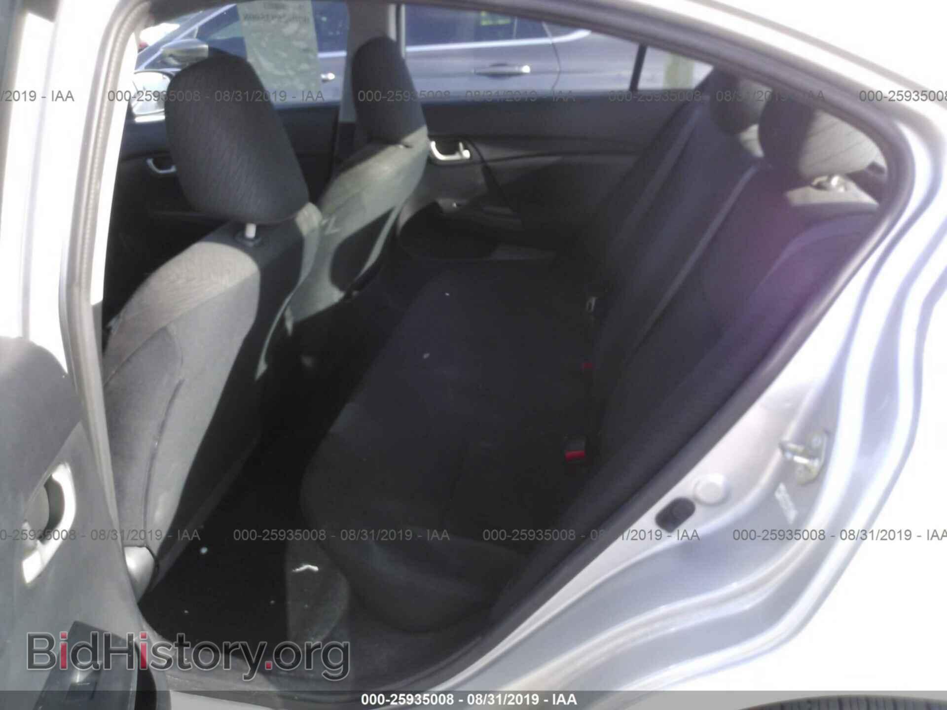 2013 HONDA CIVIC - VIN: 2HGFB2F59DH572061 - Фото 8